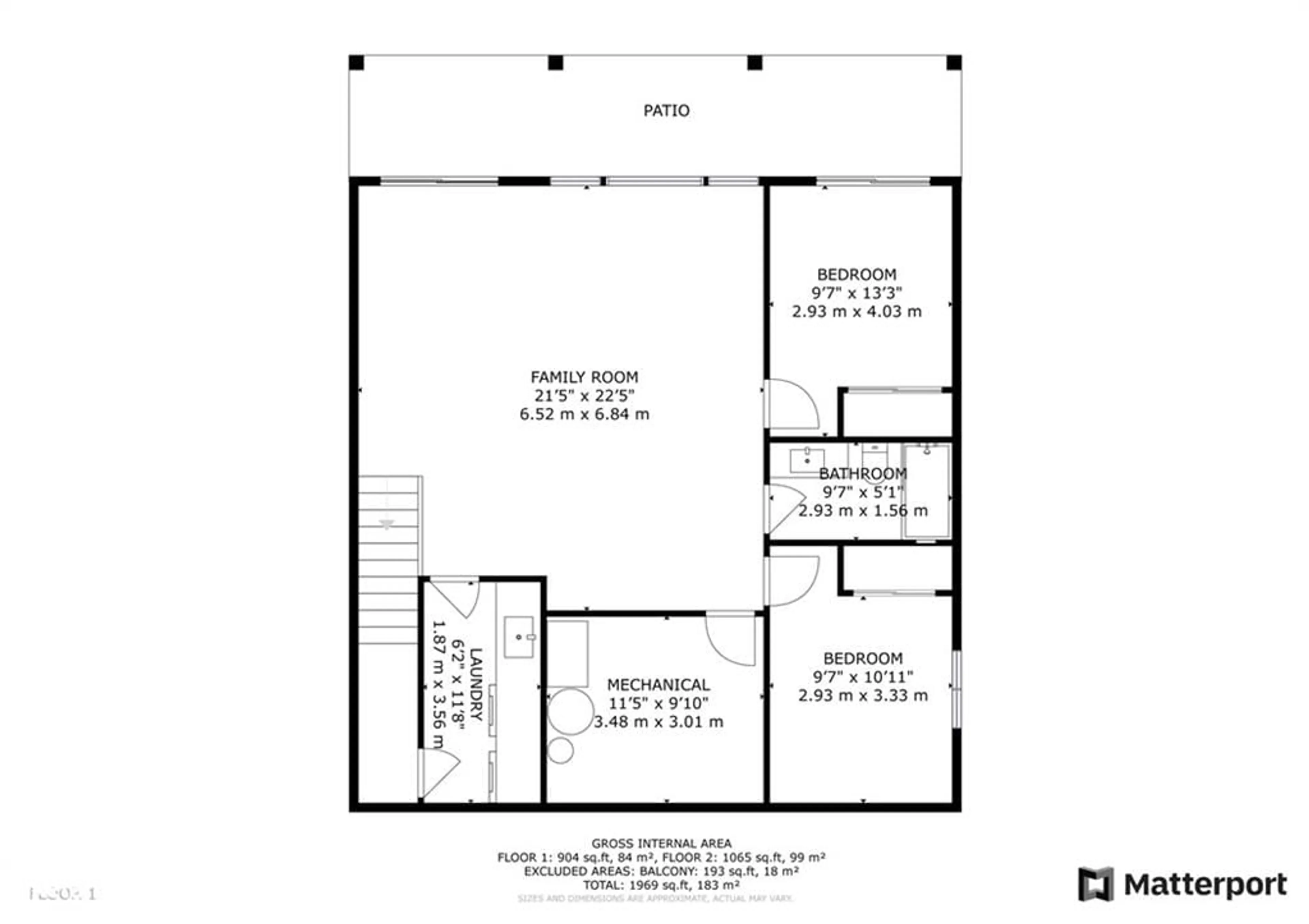 Floor plan for 1371 West Oxbow Lake Rd, Huntsville Ontario P1H 2J6
