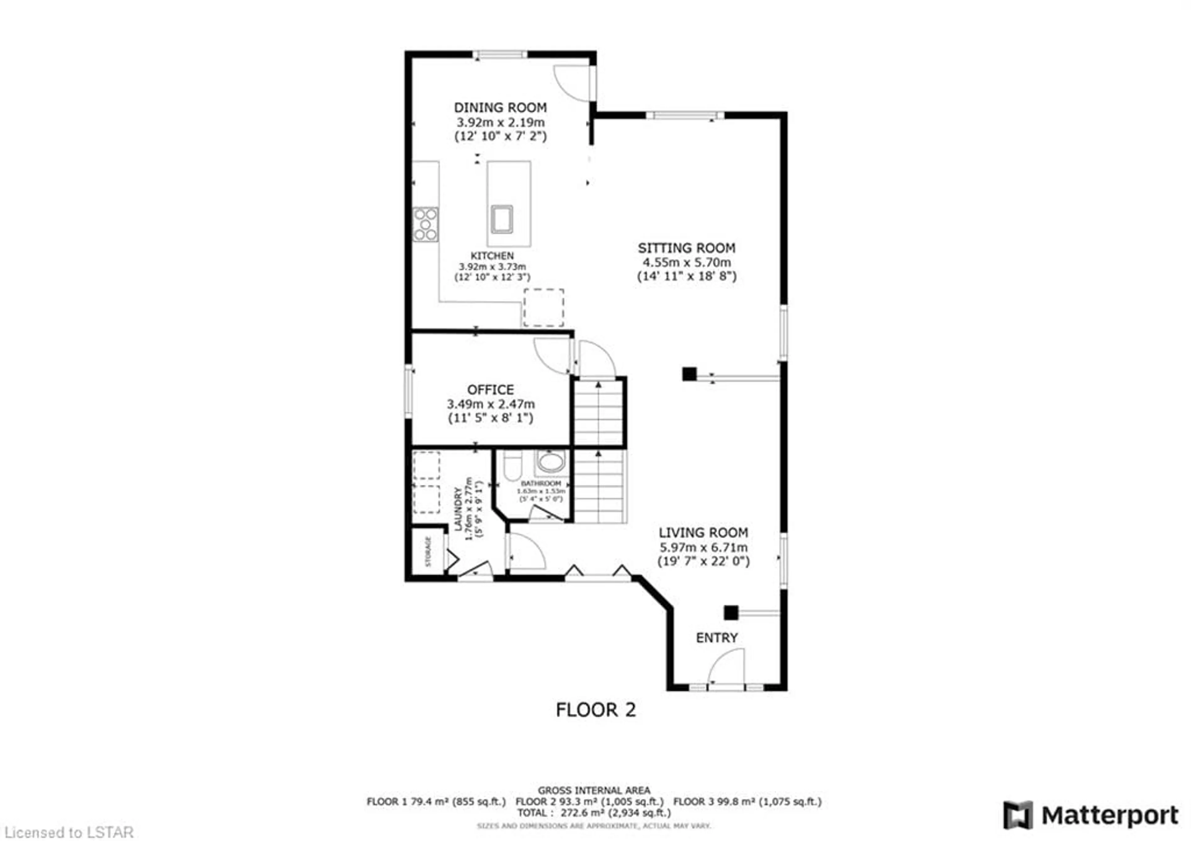 Floor plan for 2817 Doyle Dr, London Ontario N6M 0G7