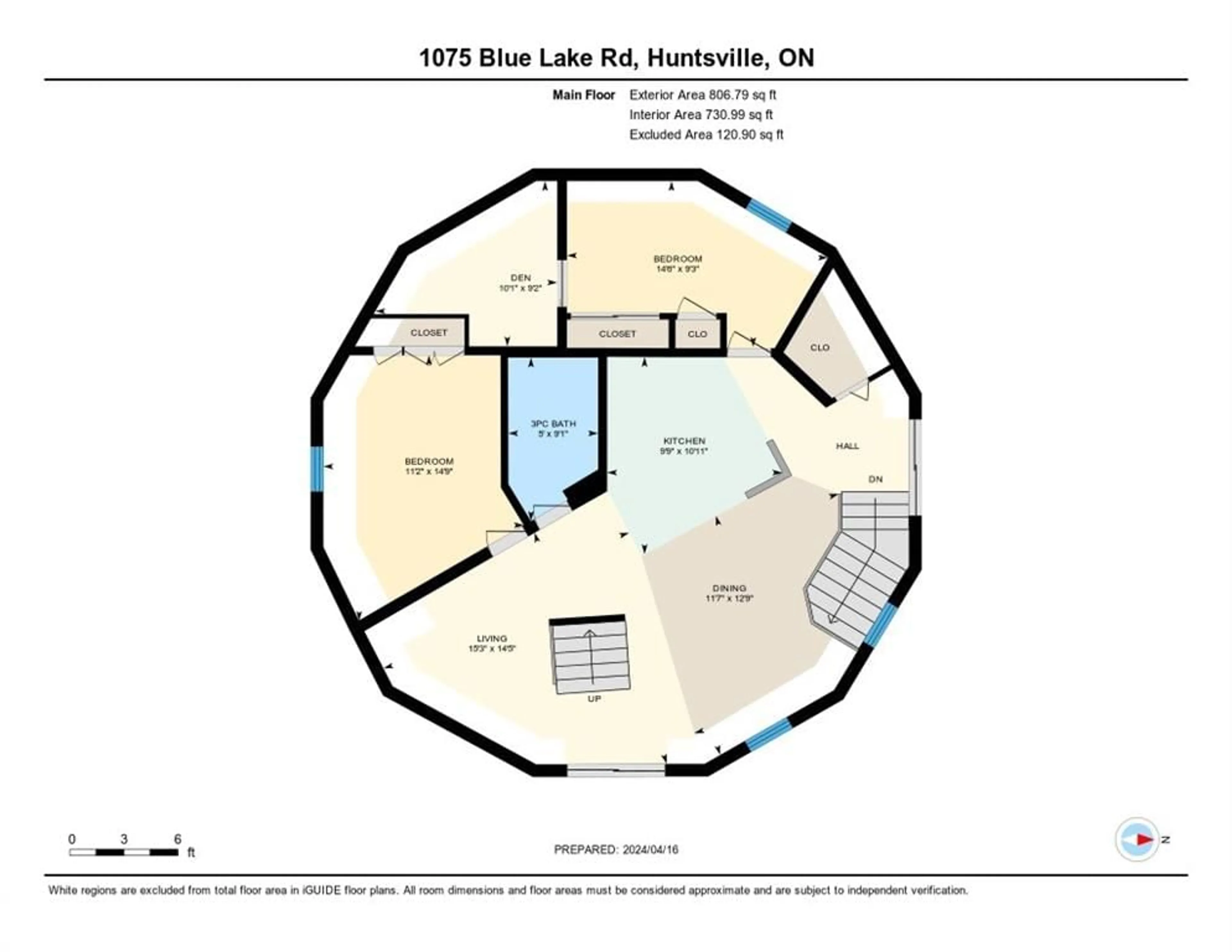 Floor plan for 1075 Blue Lake Rd, Huntsville Ontario P1H 2J6