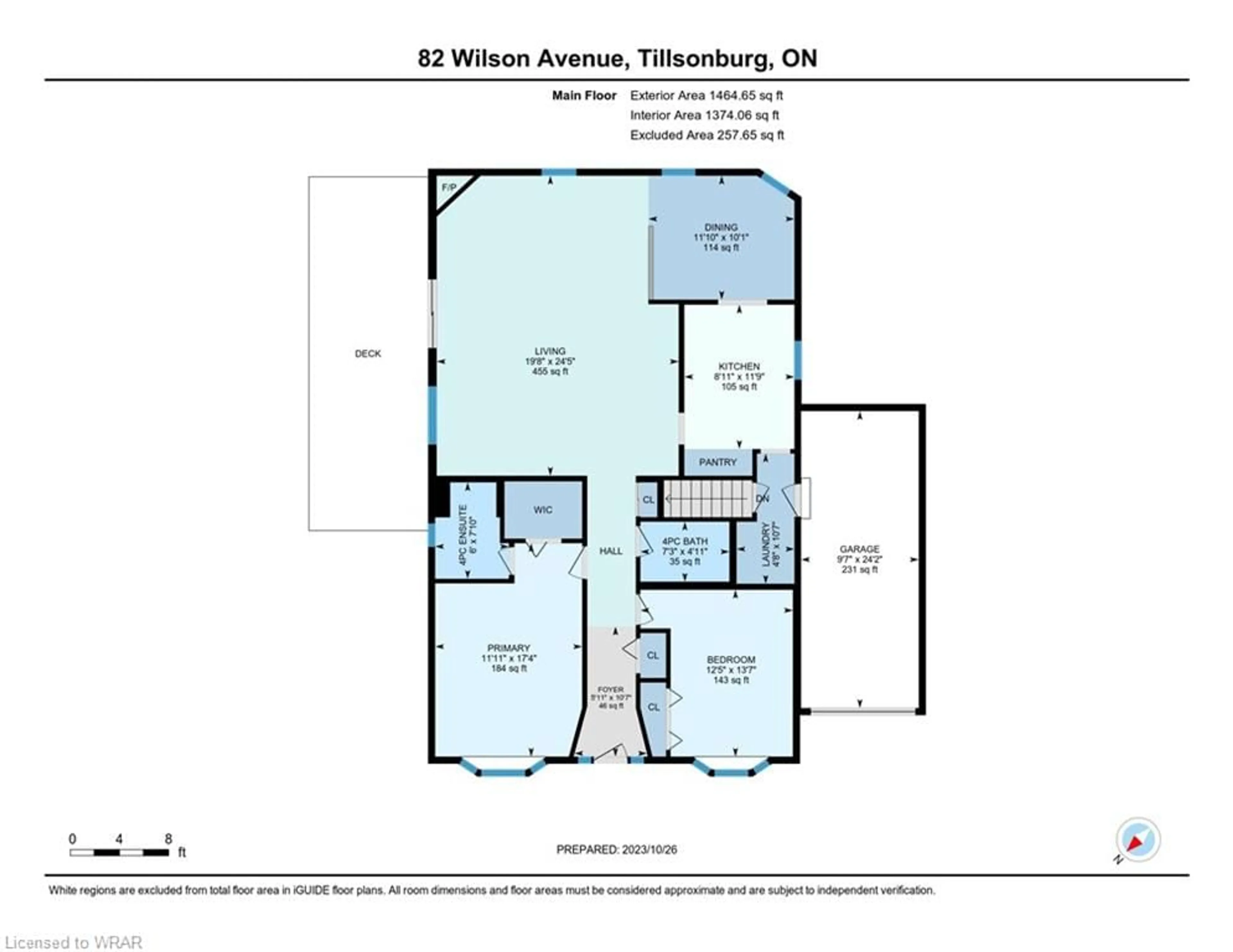 Floor plan for 82 Wilson Ave, Tillsonburg Ontario N4G 5L8