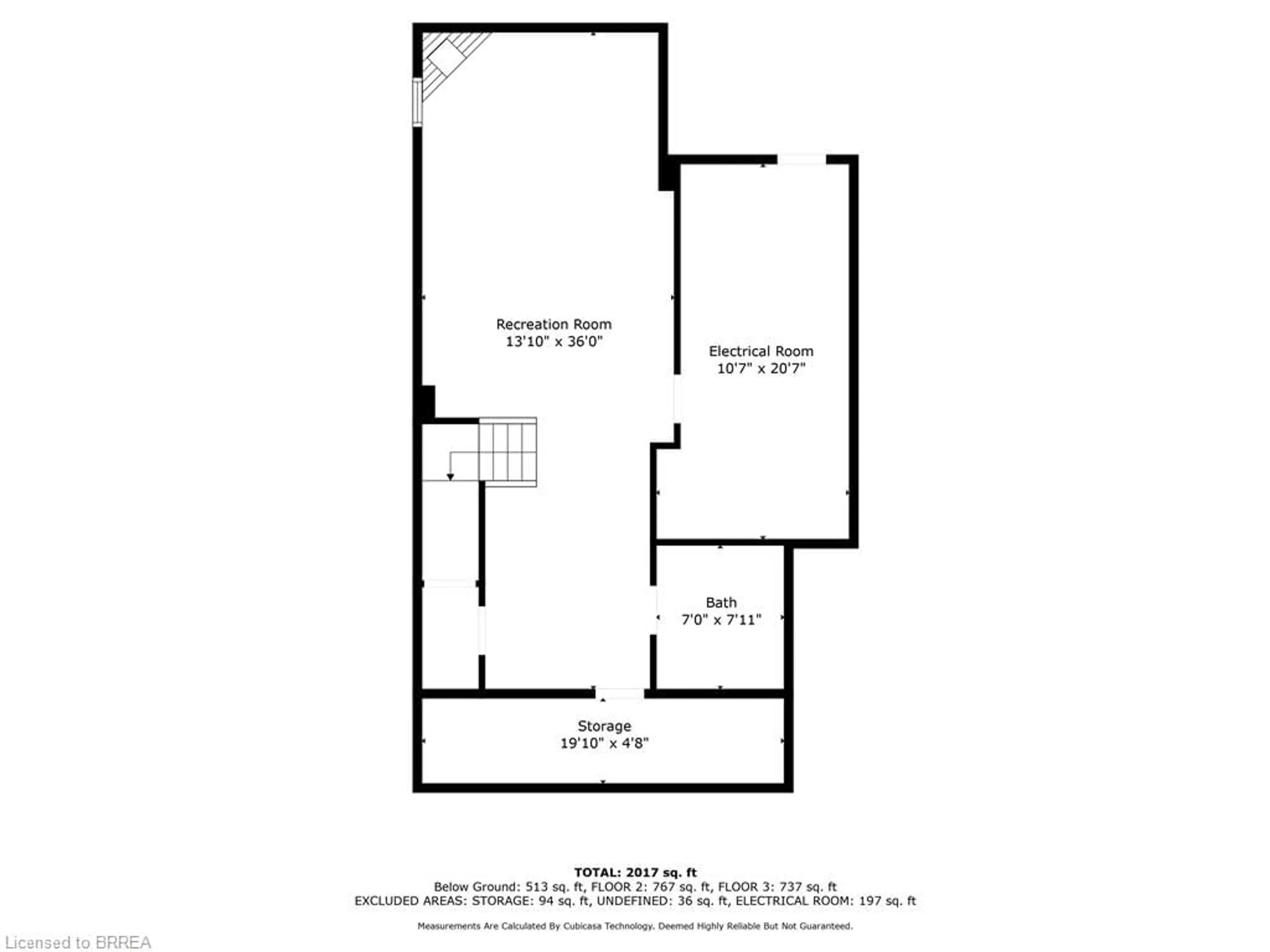 Floor plan for 7 Moffat Crt, Brantford Ontario N3T 6M7