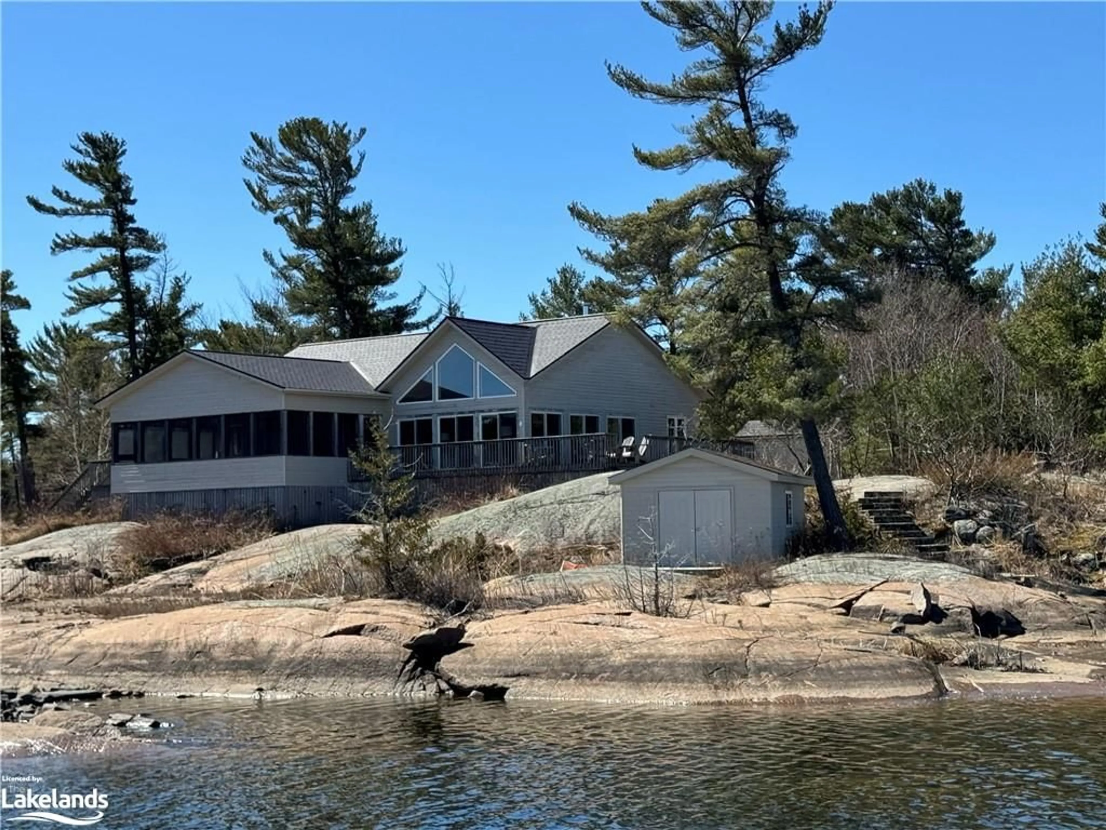 A pic from exterior of the house or condo, cottage for 1 B844 Island, Pointe au Baril Ontario P0G 1K0