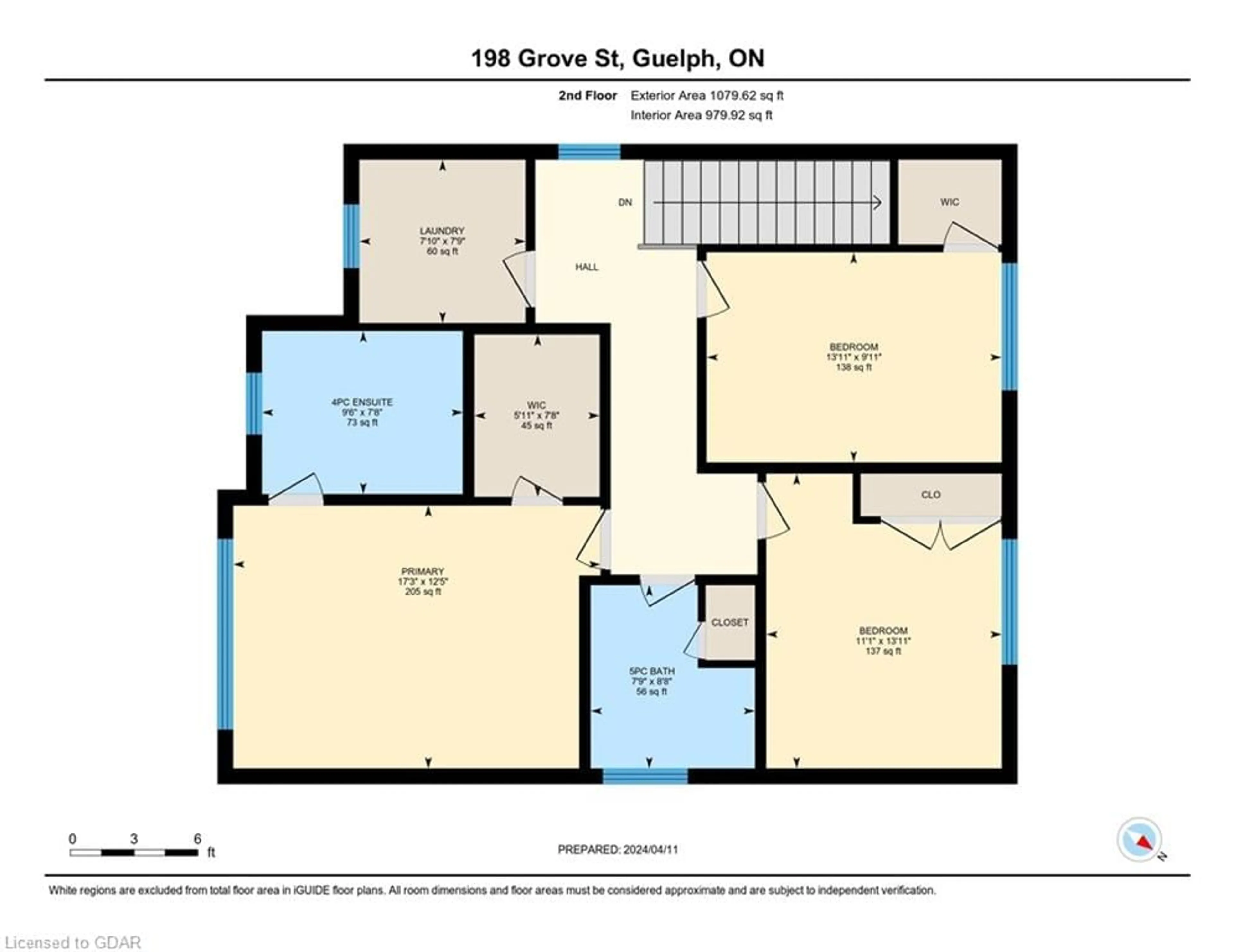 Floor plan for 198 Grove St, Guelph Ontario N1E 2W7