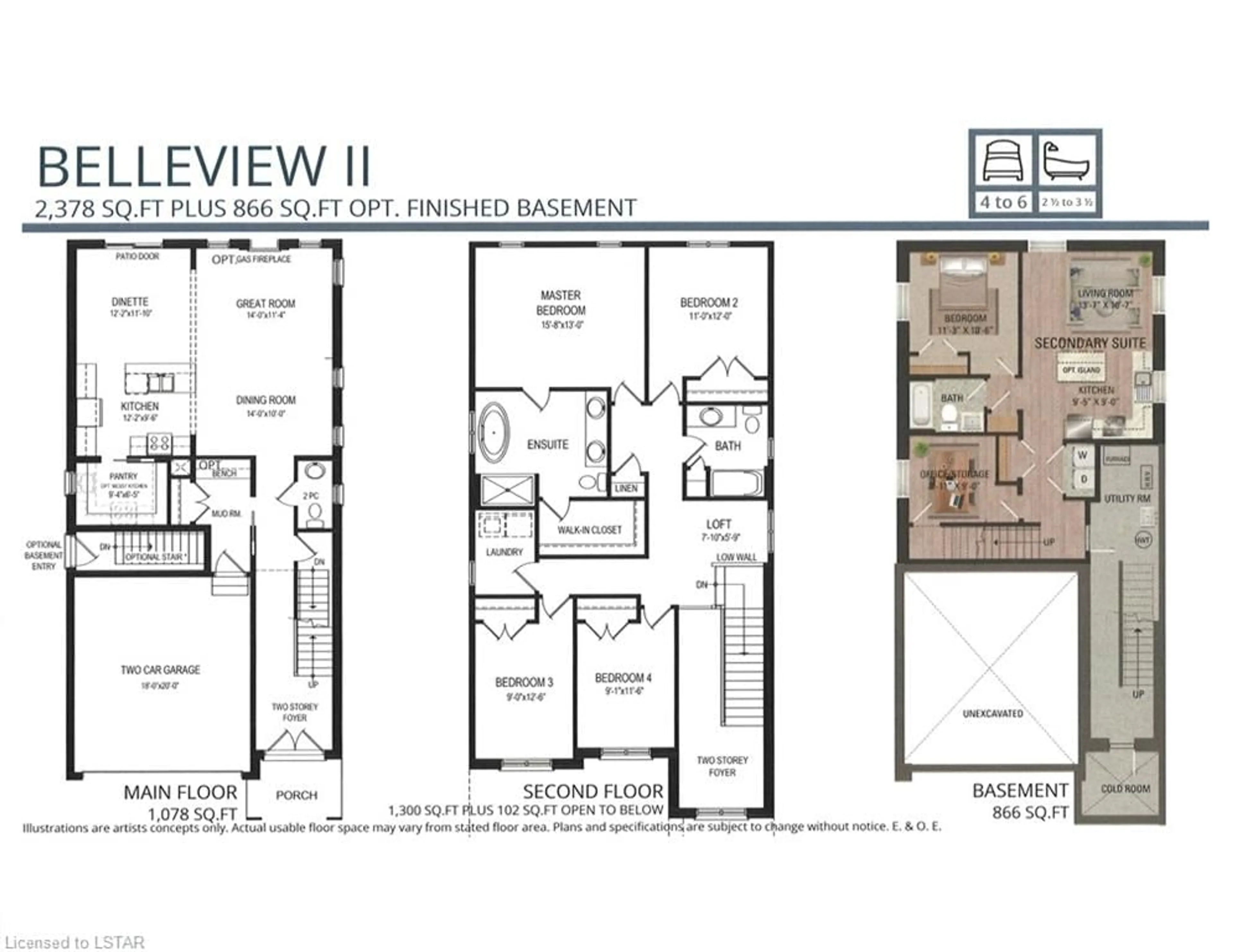 Floor plan for LOT 89 Heathwoods Ave, London Ontario N6P 1H5
