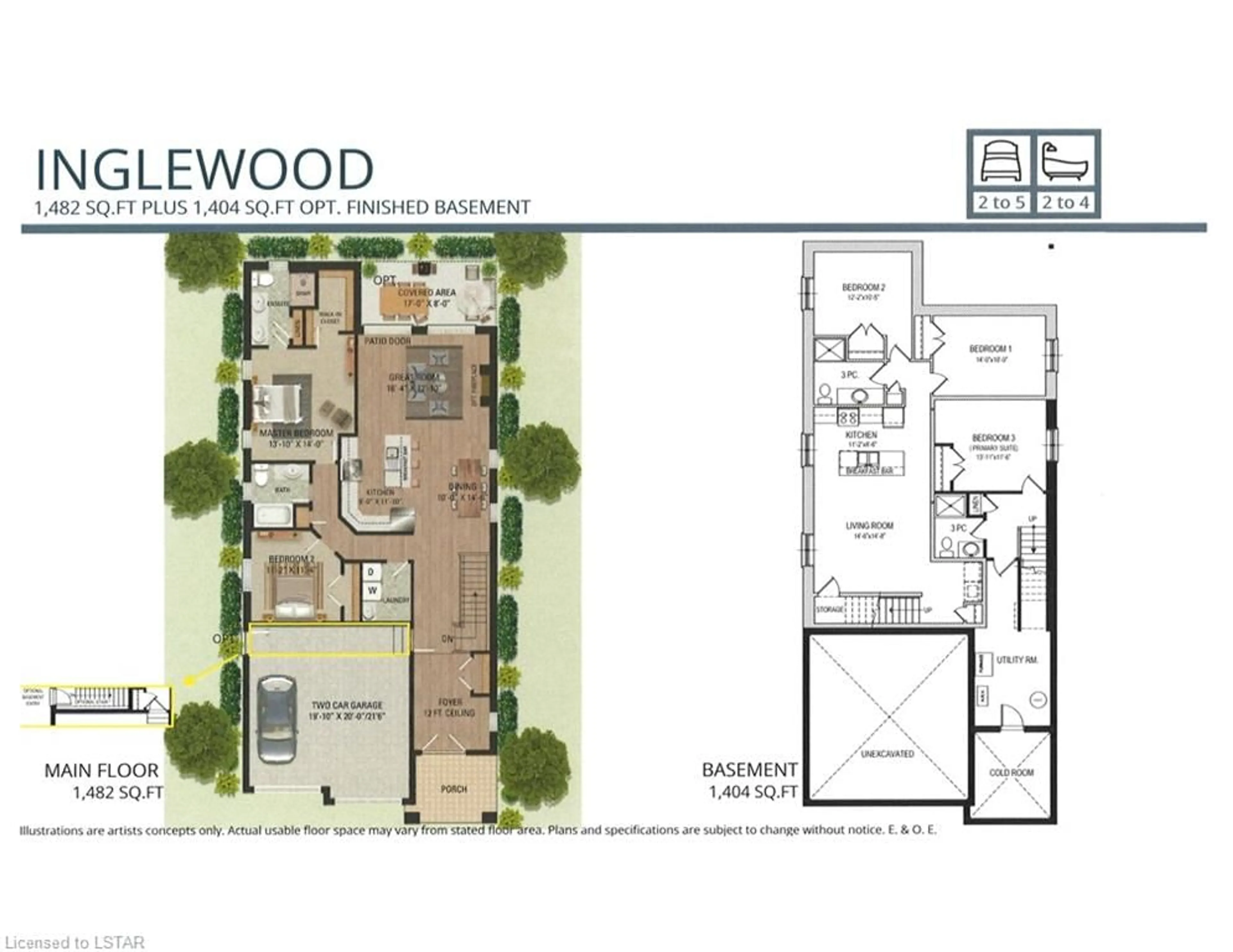 Floor plan for LOT #80 Heathwoods Ave, London Ontario N6P 1H5
