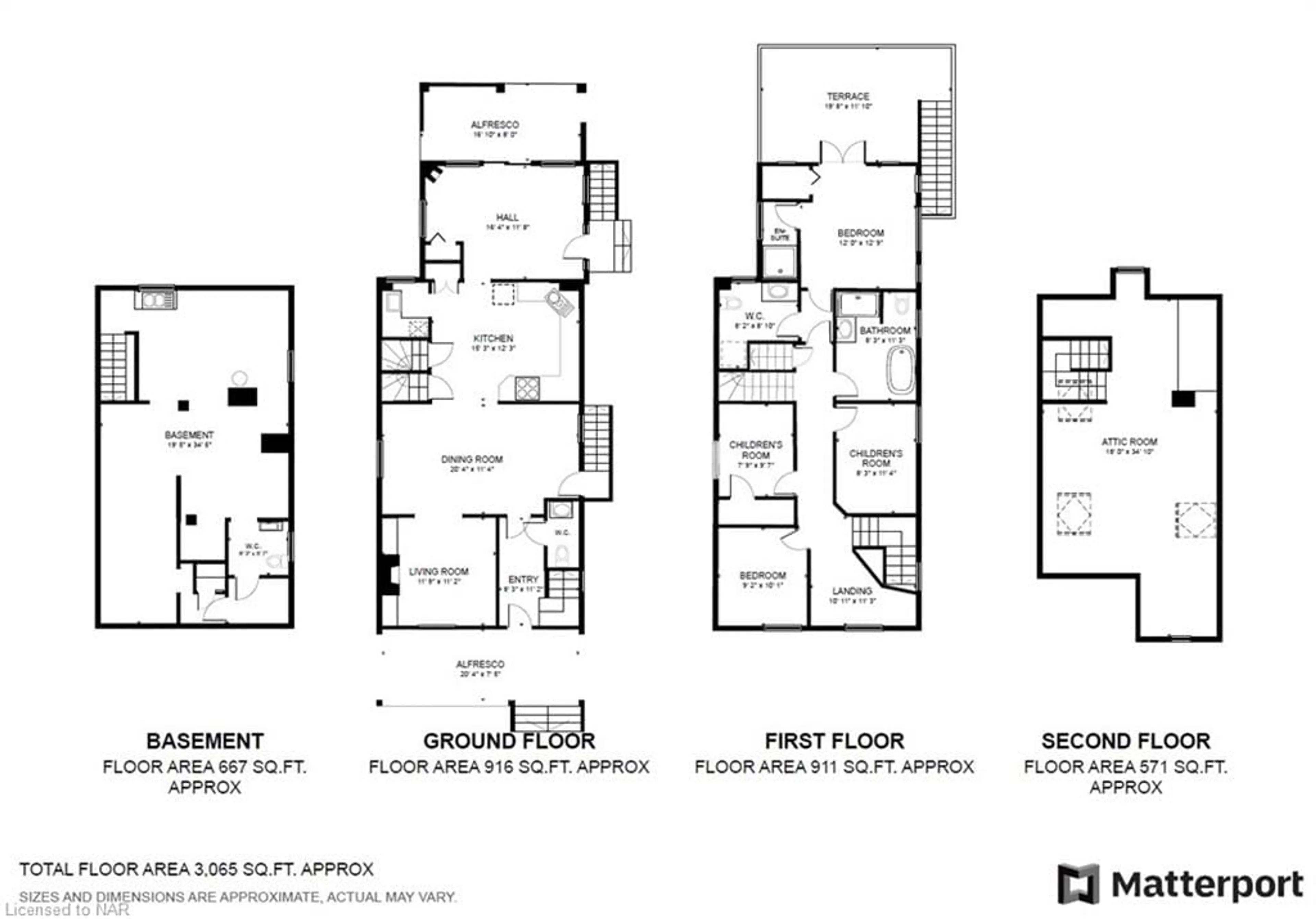 Floor plan for 38 Maple St, St. Catharines Ontario L2R 2A9