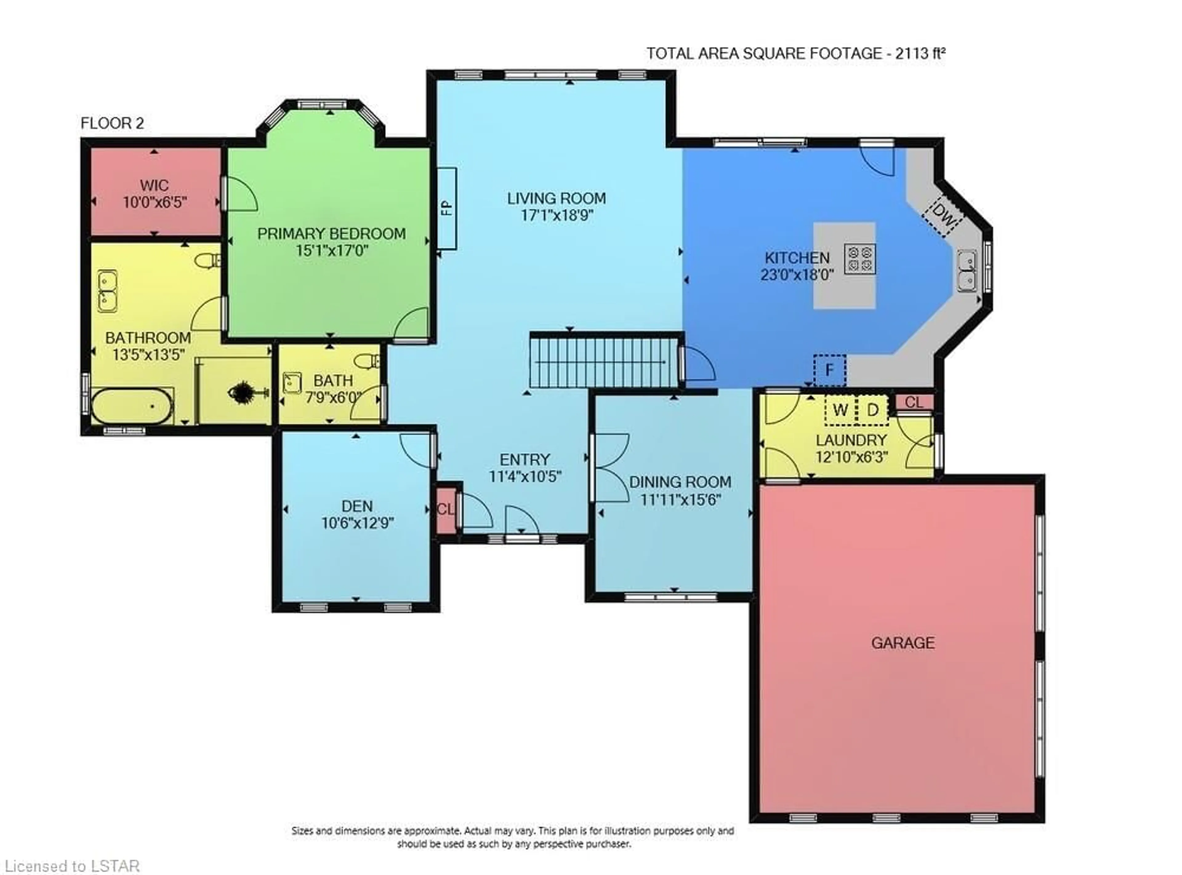 Floor plan for 23790 Denfield Rd, Denfield Ontario N0M 1P0