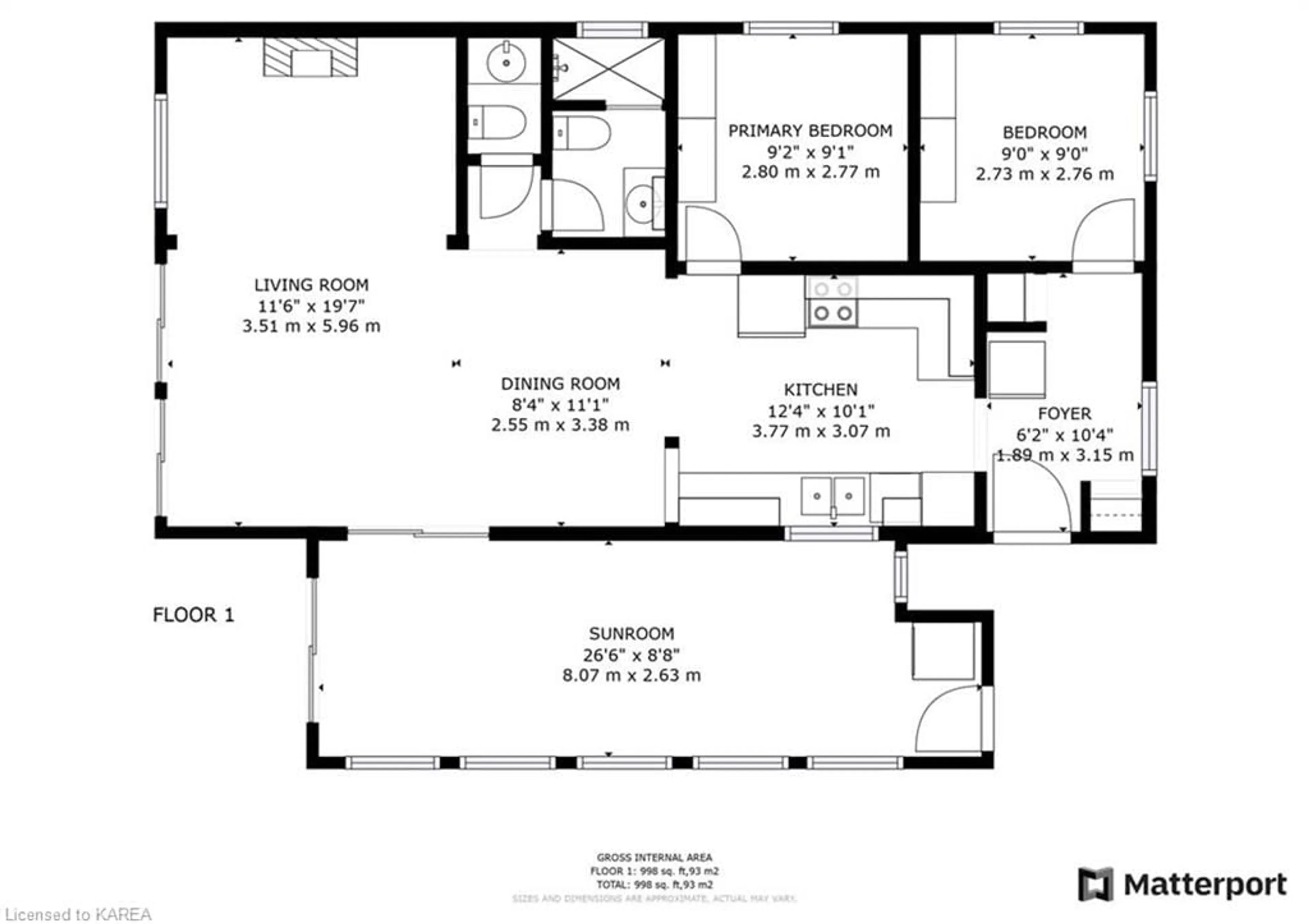 Floor plan for 131 Bobs Lake Lane 21a, Maberly Ontario K0H 2B0