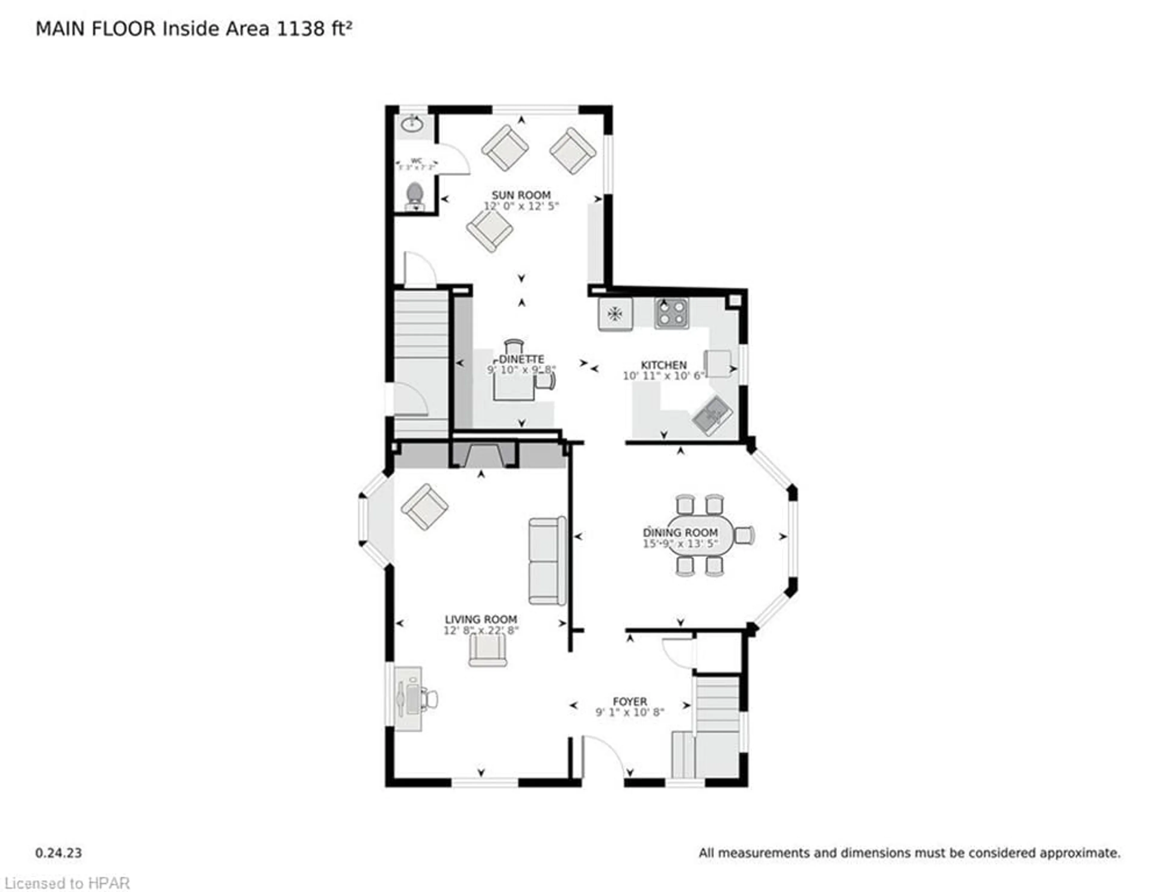 Floor plan for 65 Elizabeth St, Stratford Ontario N5A 4Z1