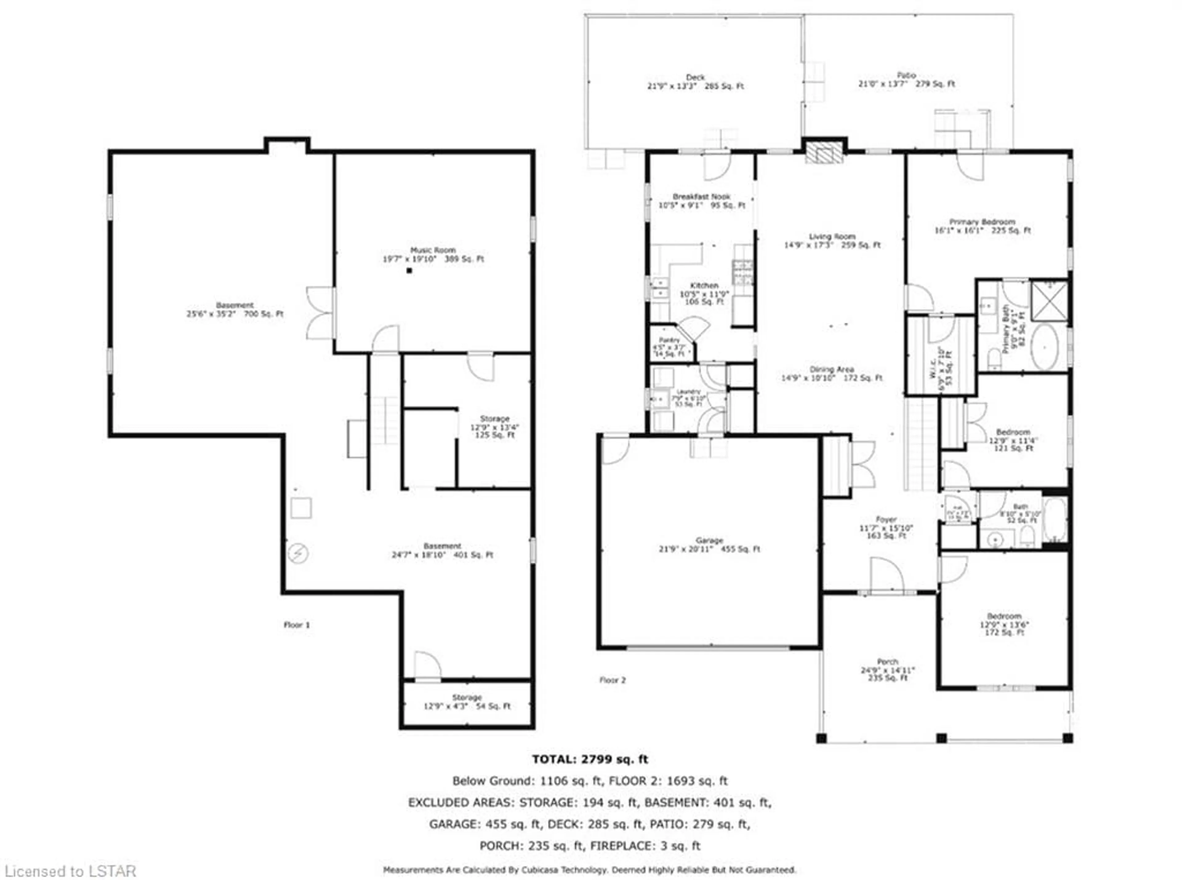 Floor plan for 107 Elizabeth Street St, Delaware Ontario N0L 1E0