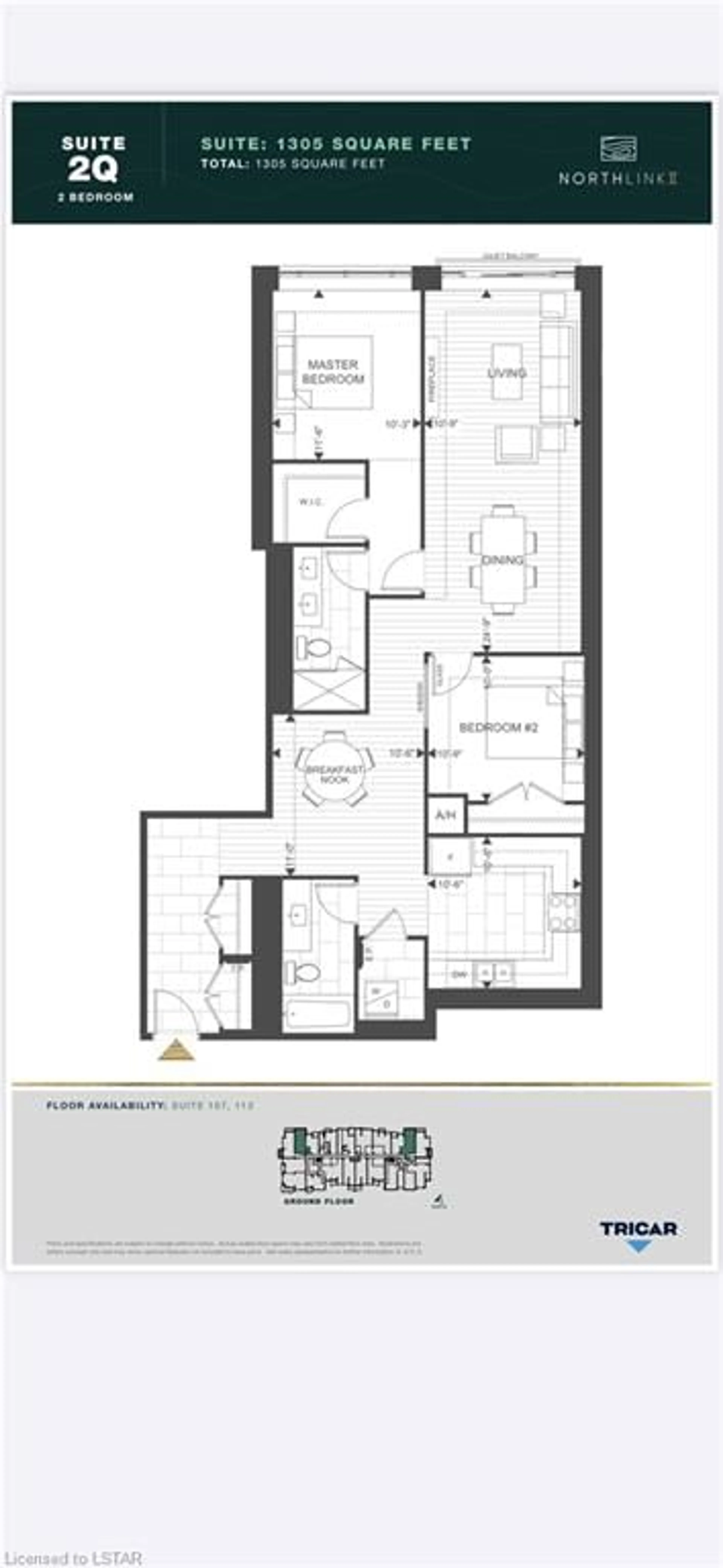 Floor plan for 480 Callaway Rd #107, London Ontario N6G 0Z3