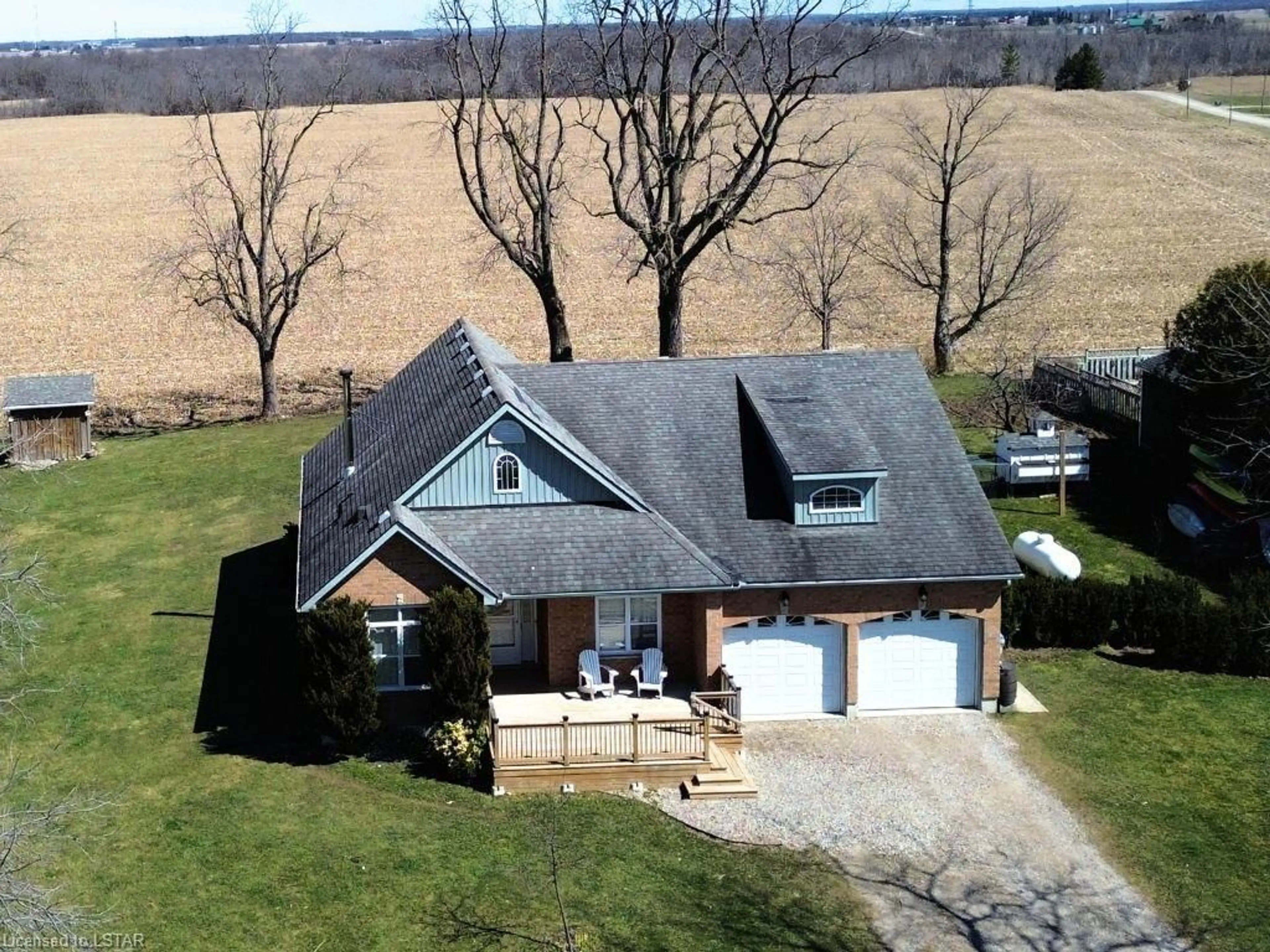 Frontside or backside of a home for 34684 Lieury Rd, Parkhill Ontario N0M 2K0
