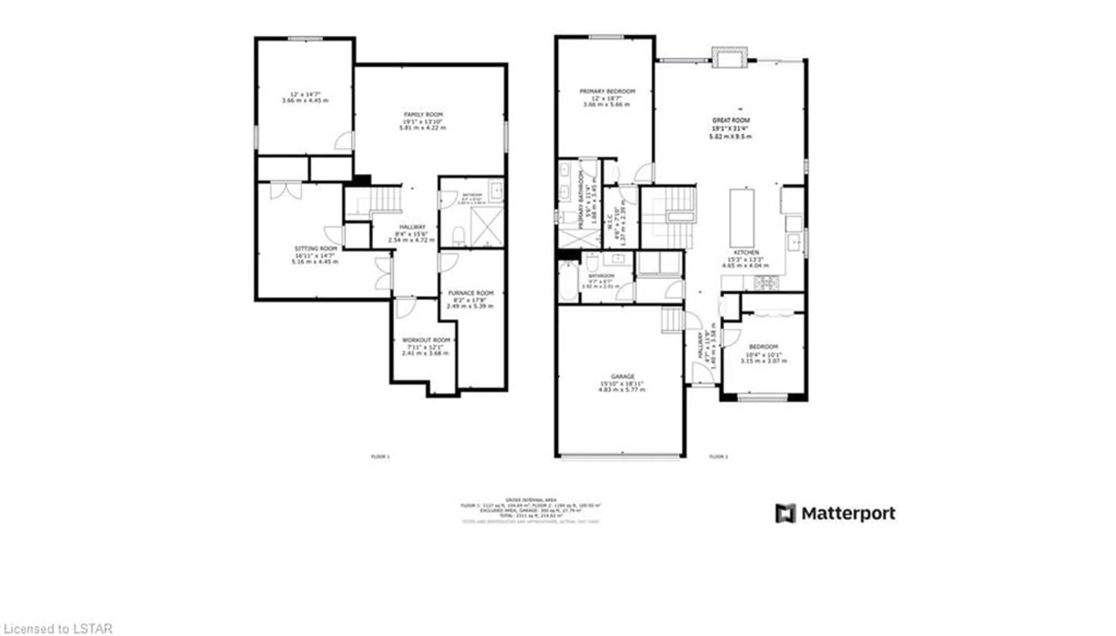 Floor plan for 15 Hagerman Cres, St. Thomas Ontario N5R 6M2