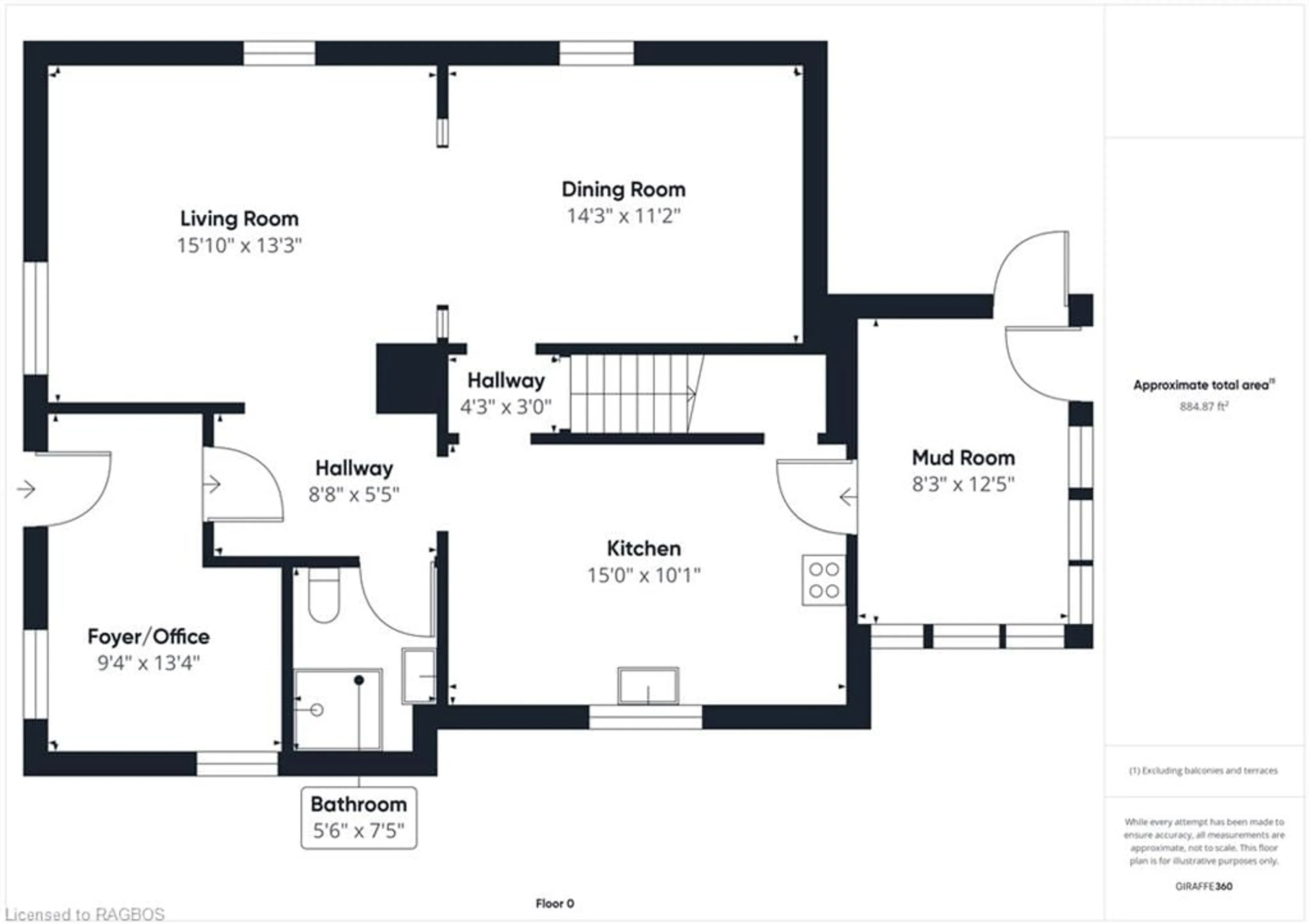 Floor plan for 171 Victoria St, Clinton Ontario N0M 1L0