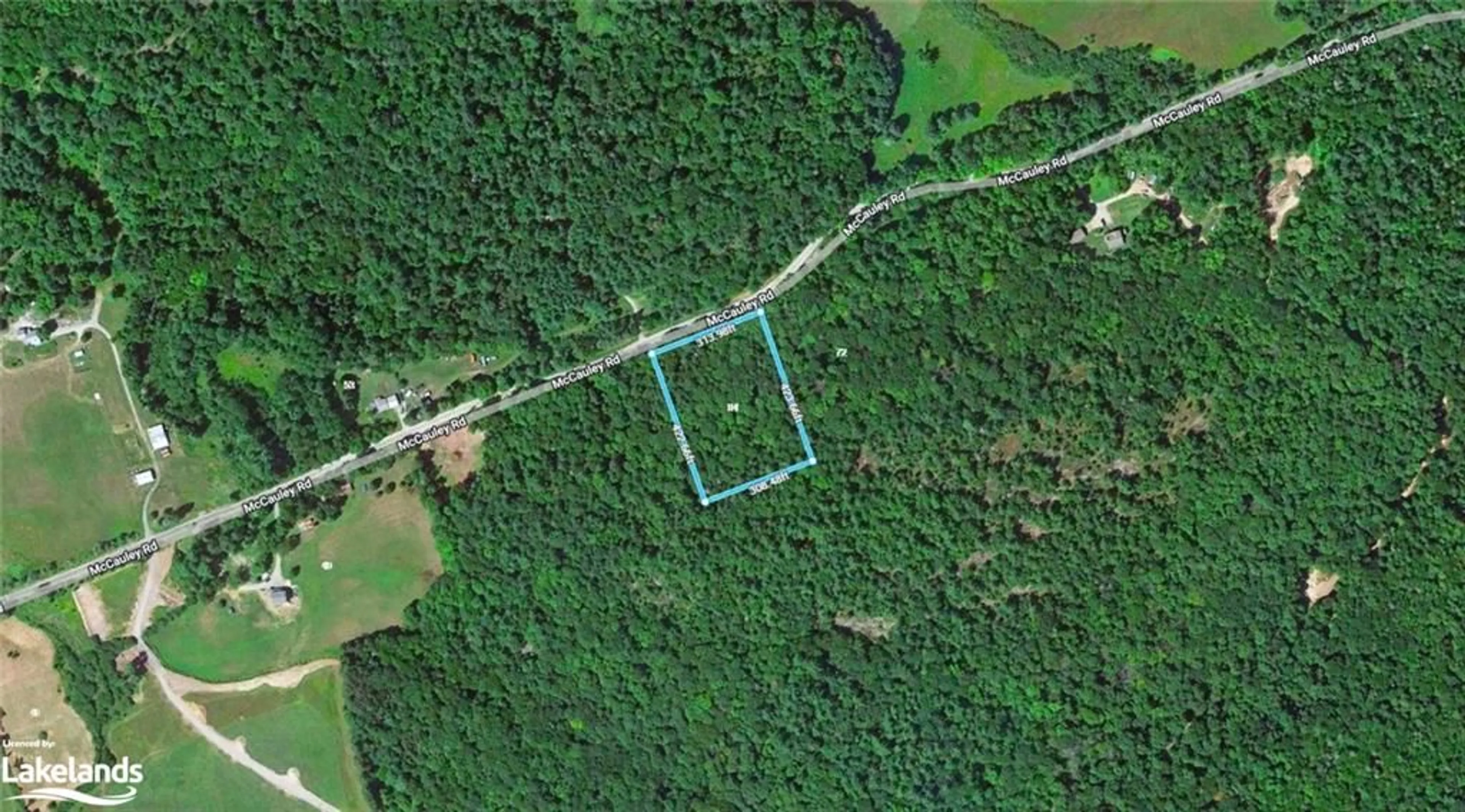 Picture of a map for 68 Mccauley Rd, Seguin Ontario P0C 1J0