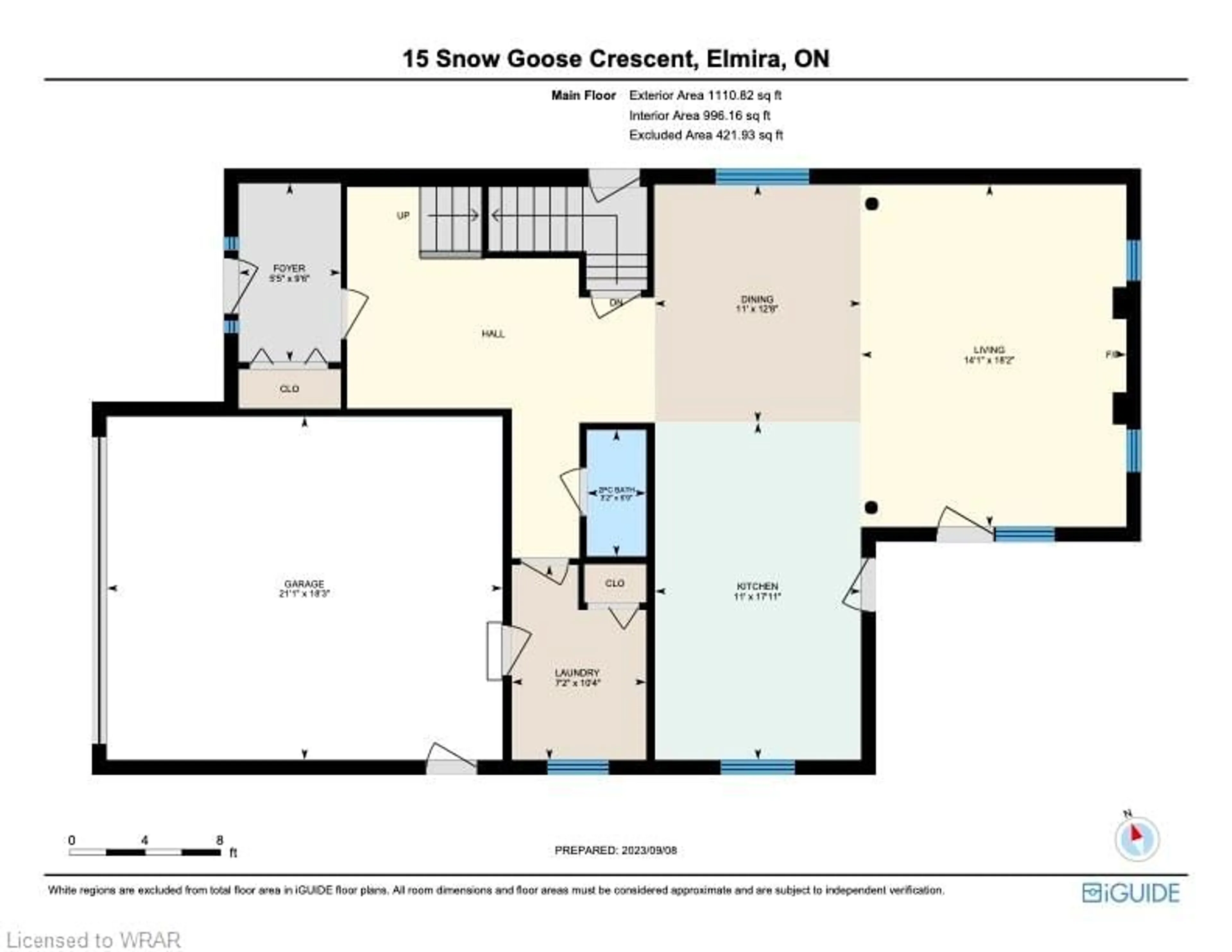 Floor plan for 15 Snow Goose Cres, Elmira Ontario N3B 3N4