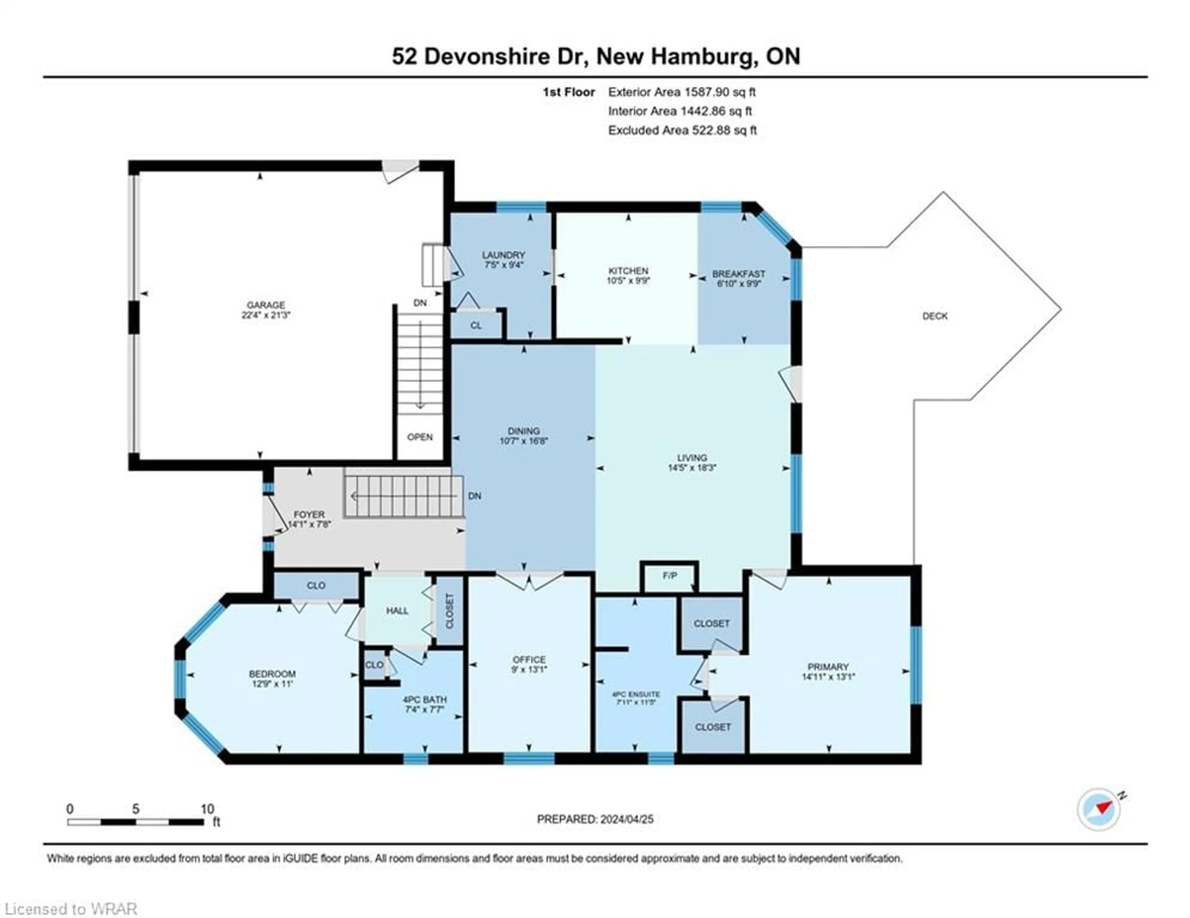 Floor plan for 52 Devonshire Dr, New Hamburg Ontario N3A 4J7