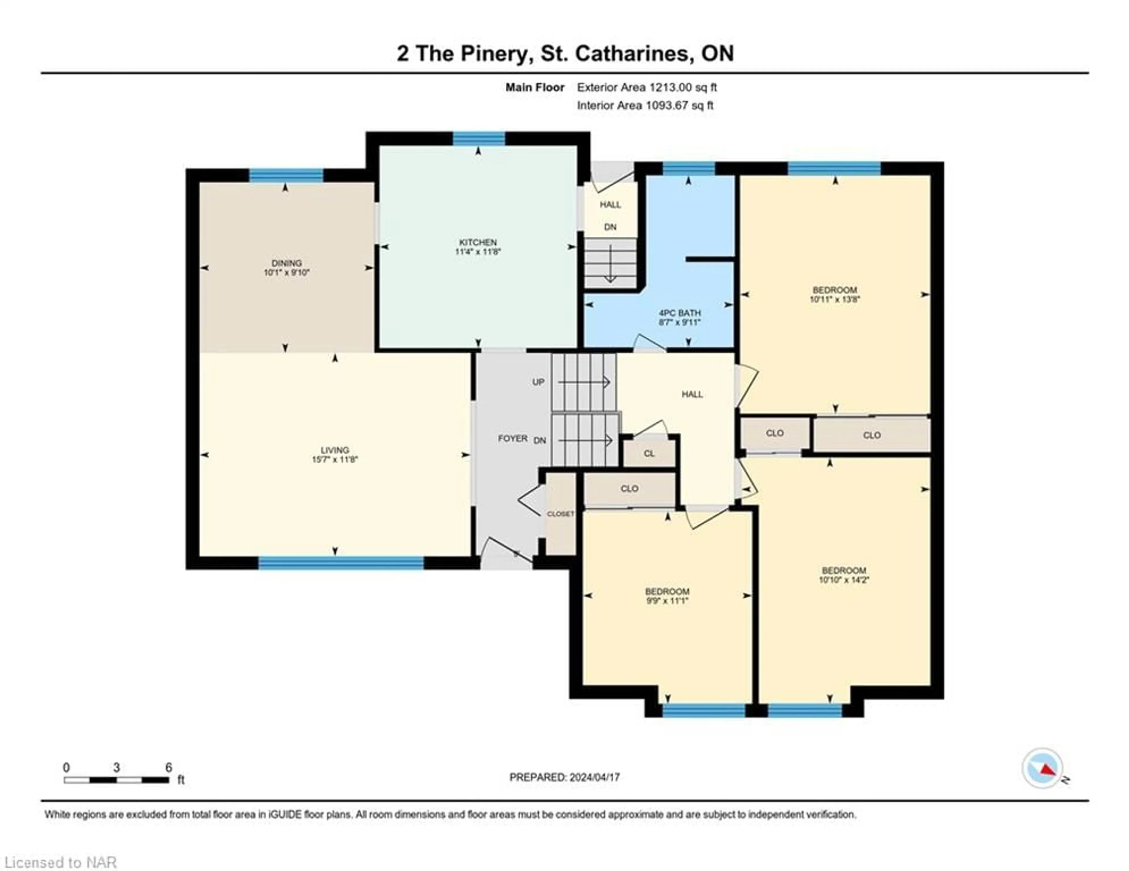 Floor plan for 2 The Pinery St, St. Catharines Ontario L2M 6M6