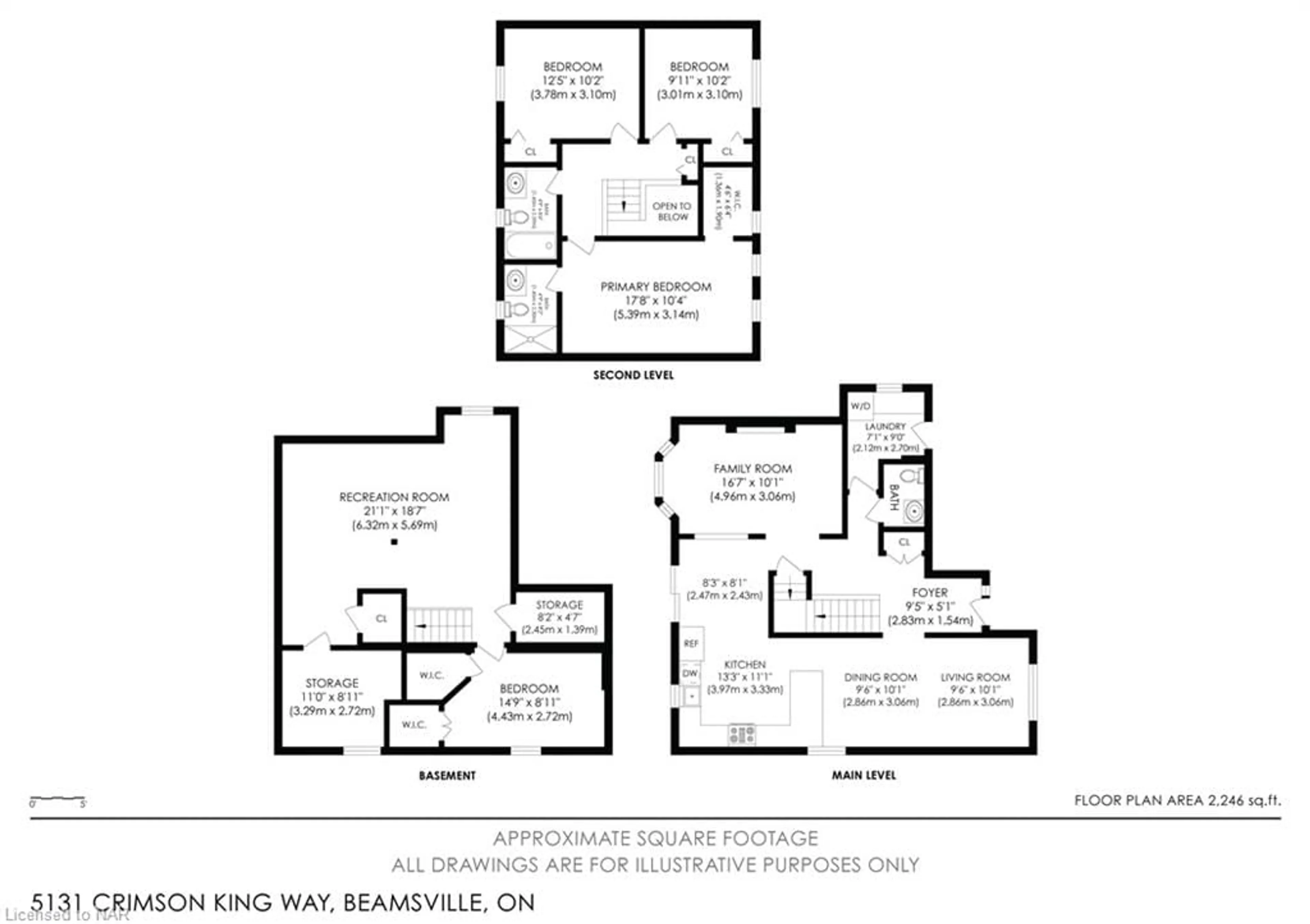 Floor plan for 5131 Crimson King Way Way, Beamsville Ontario L3J 0J2