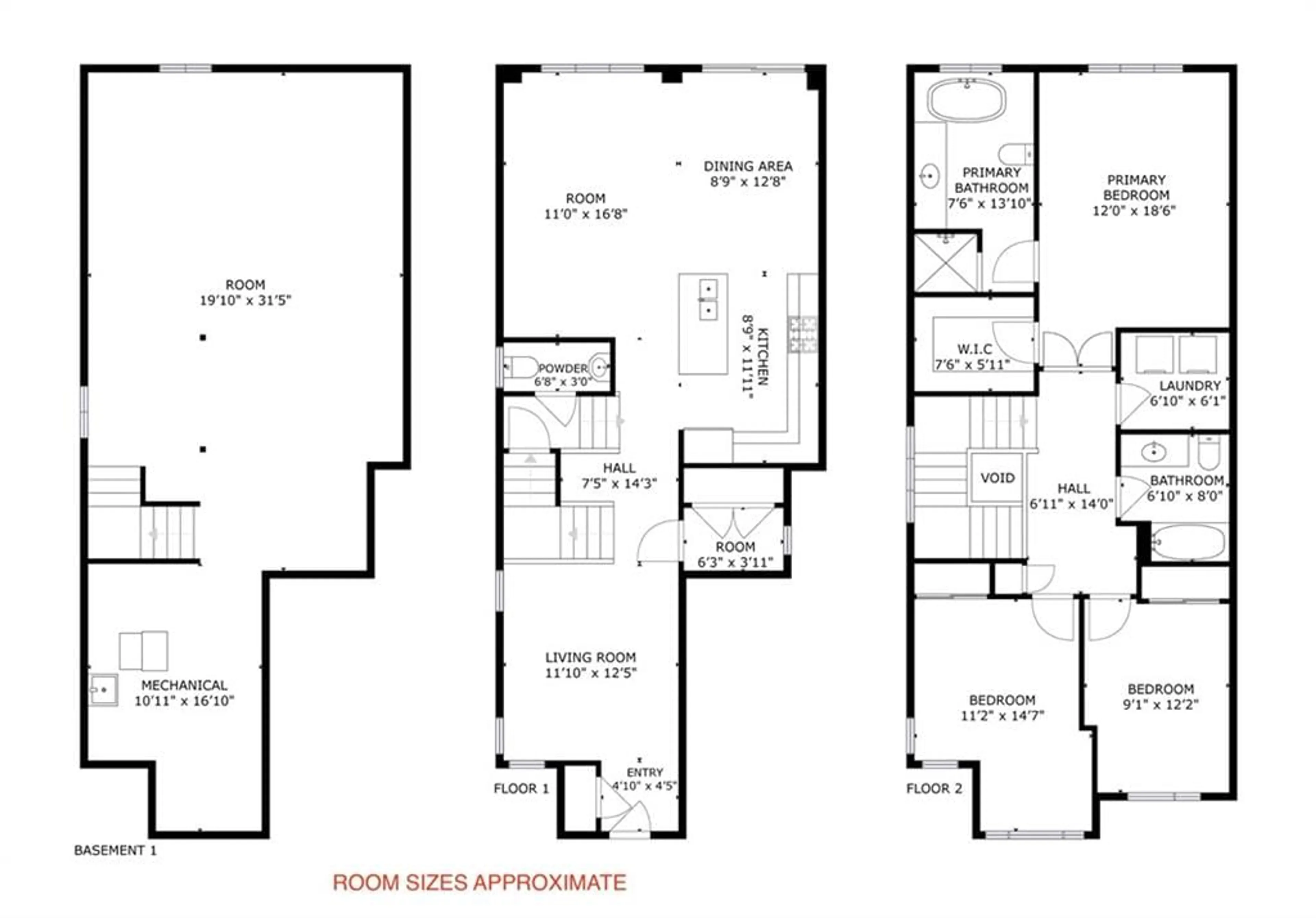 Floor plan for 16 Lisa St, Wasaga Beach Ontario L9Z 0K8