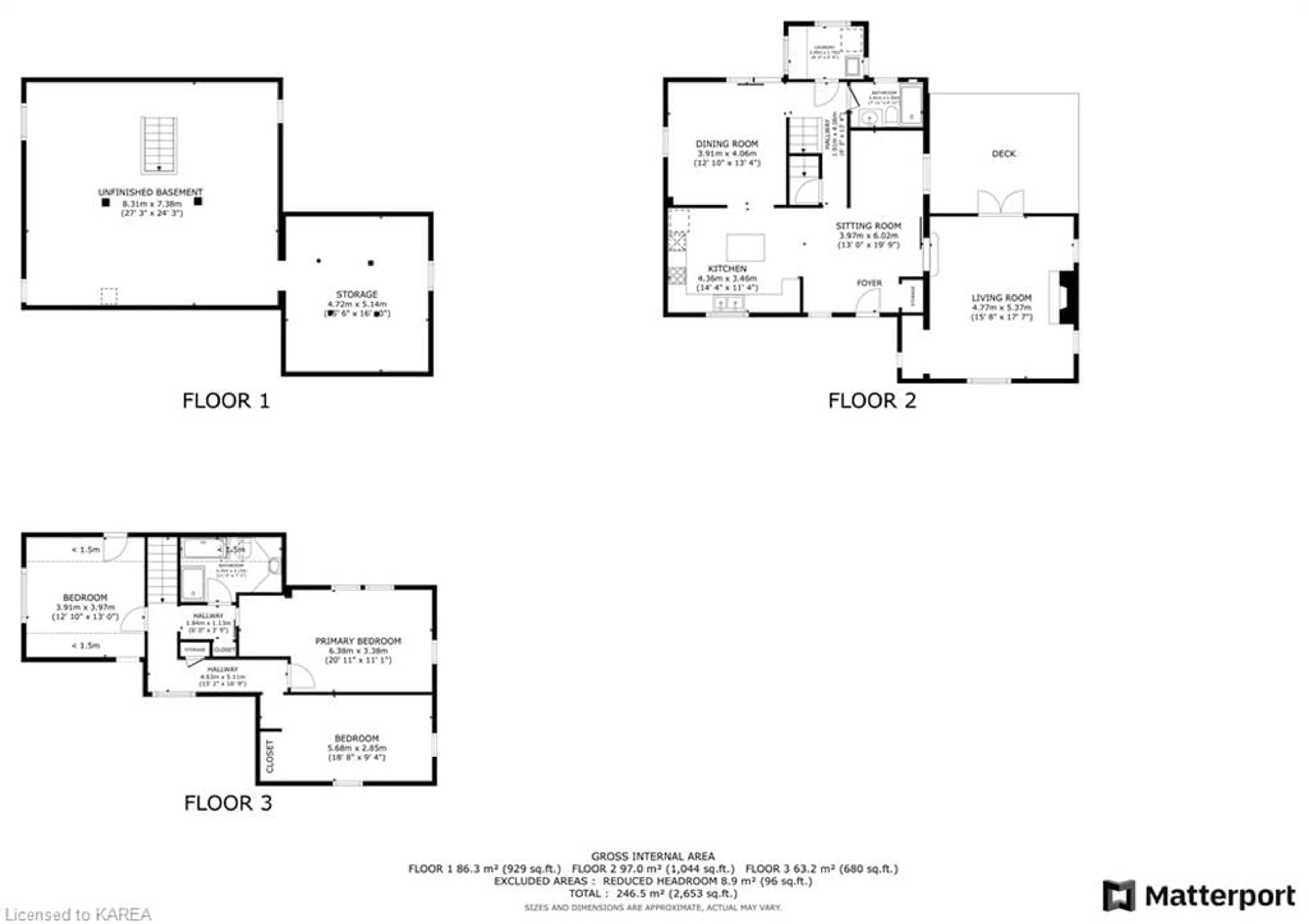 Floor plan for 8 Bishop St, Kingston Ontario K7M 3P4