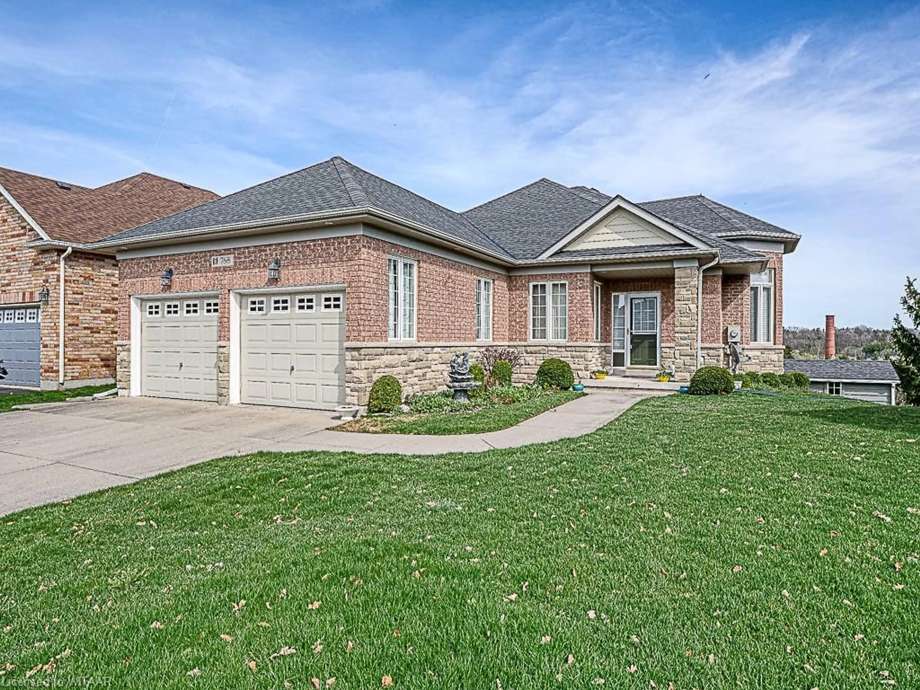Home with brick exterior material for 768 Garden Court Cres, Woodstock Ontario N4T 0A3
