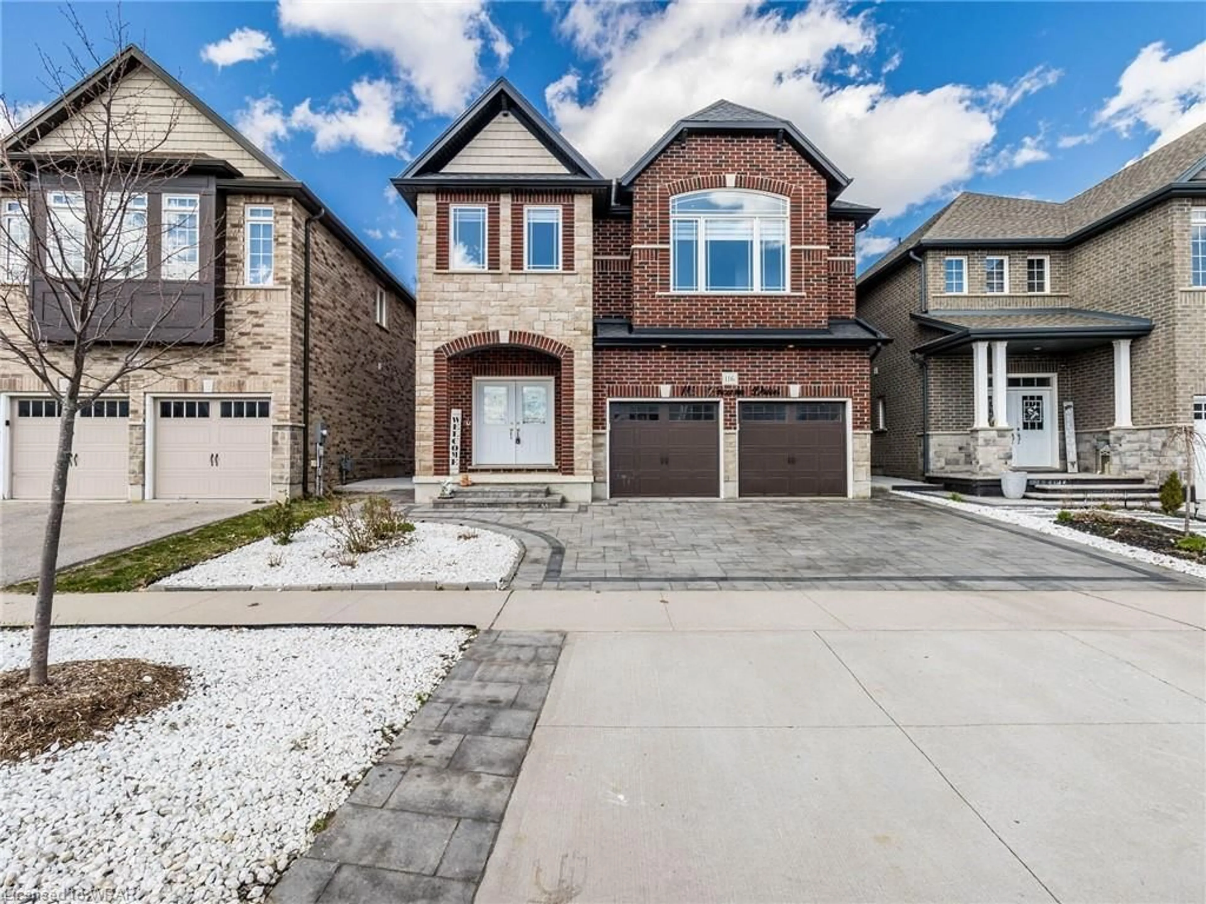 Home with brick exterior material for 116 Freure Dr, Cambridge Ontario N1S 0B4