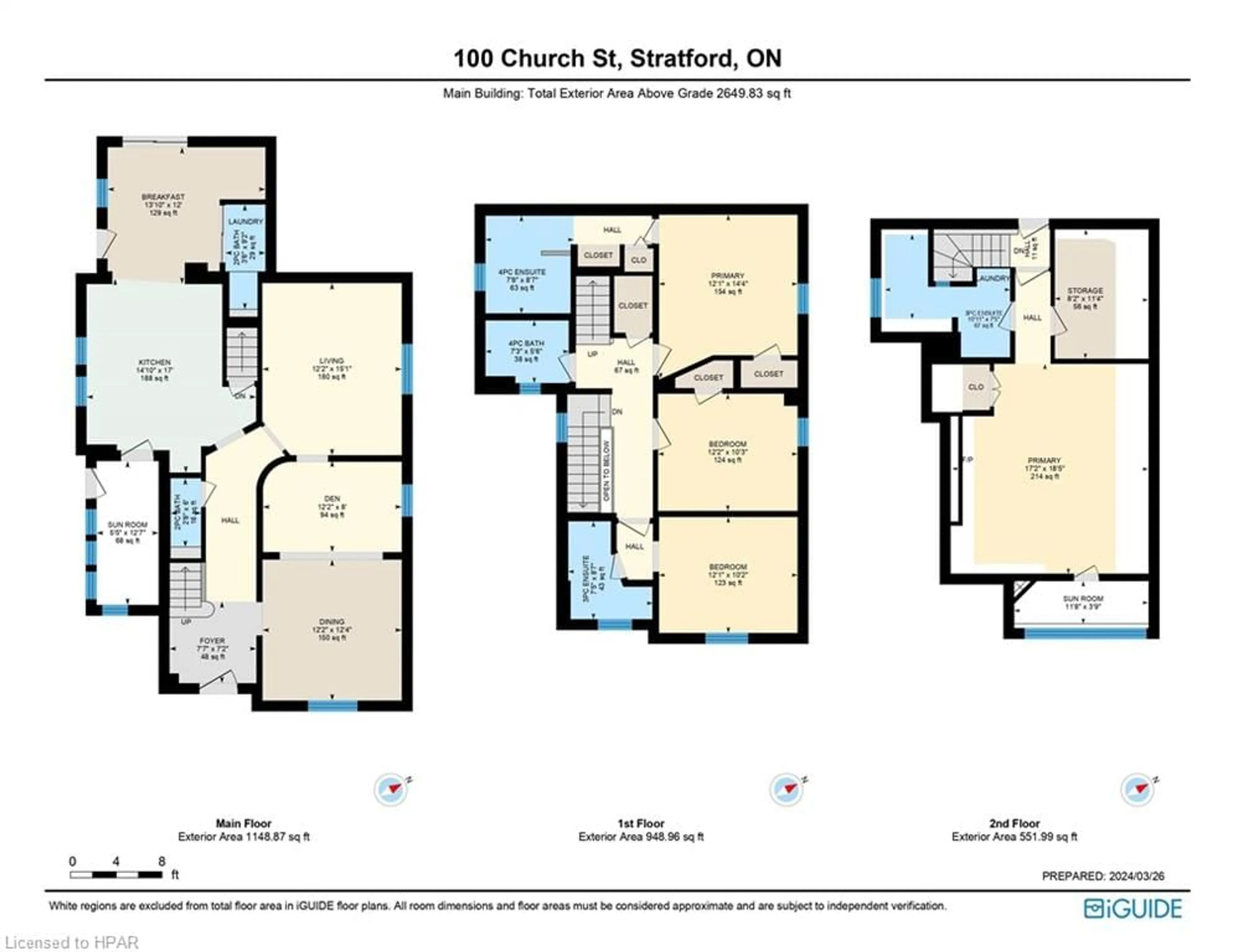 Floor plan for 100 Church St, Stratford Ontario N5A 2R2