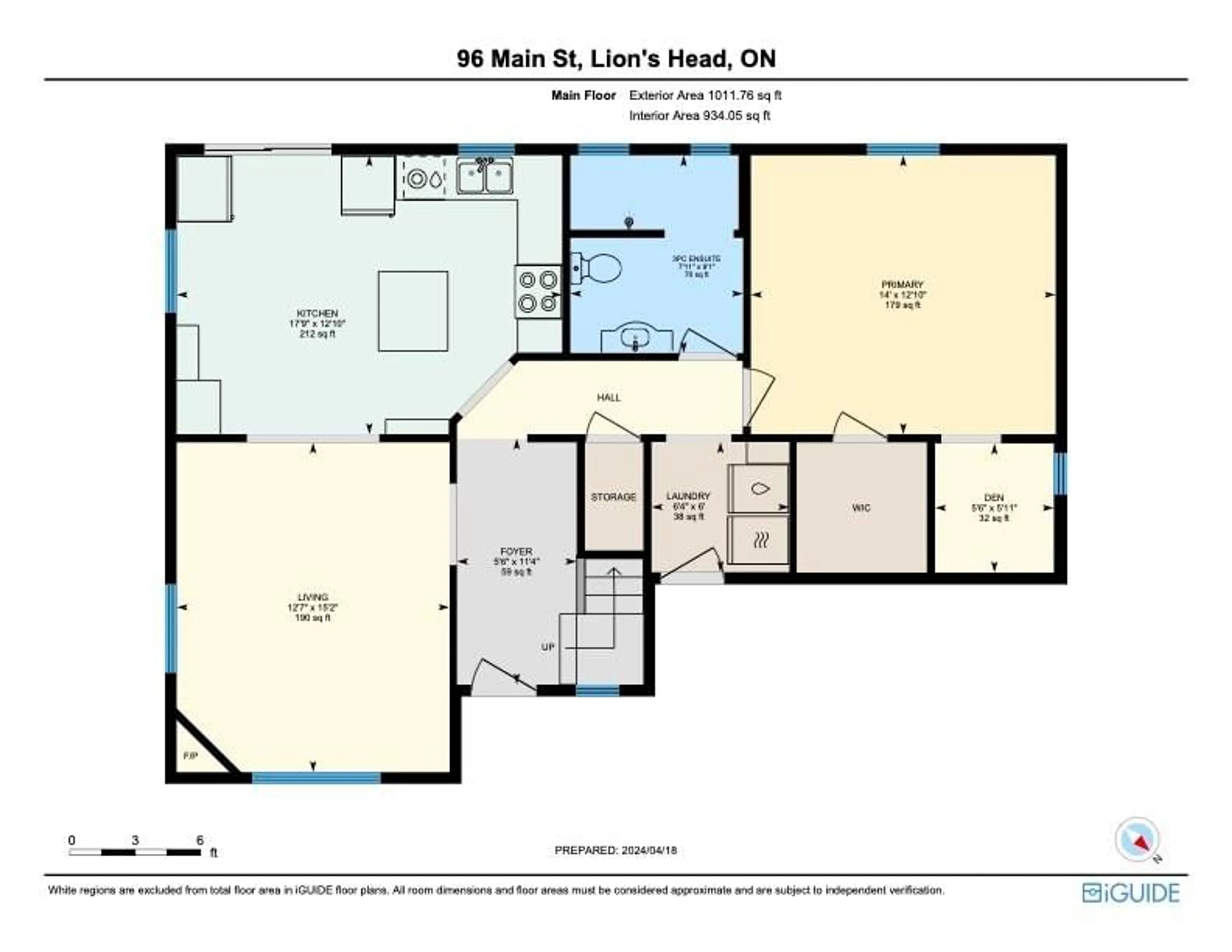 Floor plan for 96 Main St, Lion's Head Ontario N0H 1W0