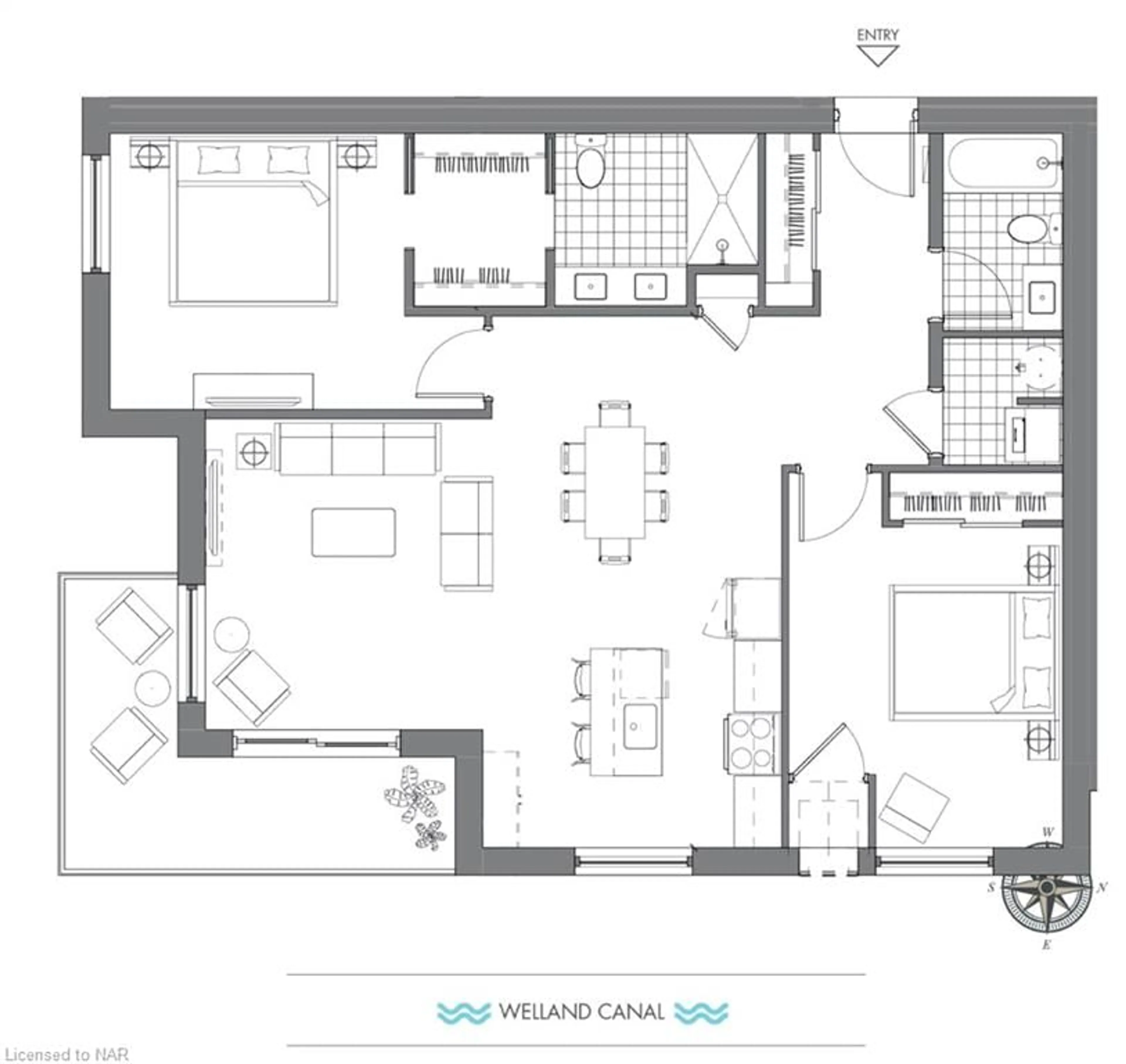 Floor plan for 118 West St #210, Port Colborne Ontario L3K 4C9