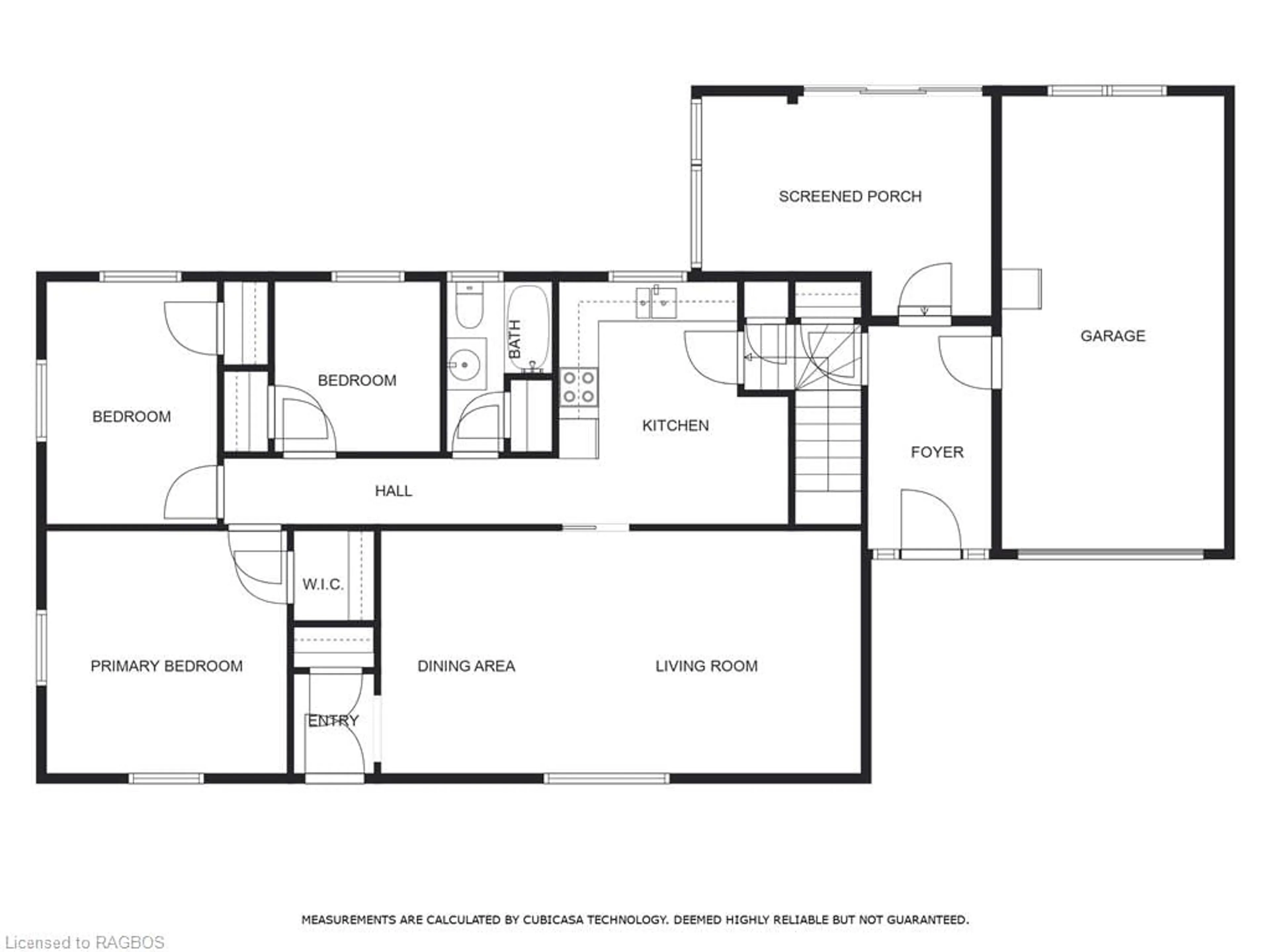Floor plan for 357 5th Ave, Hanover Ontario N4N 2C6