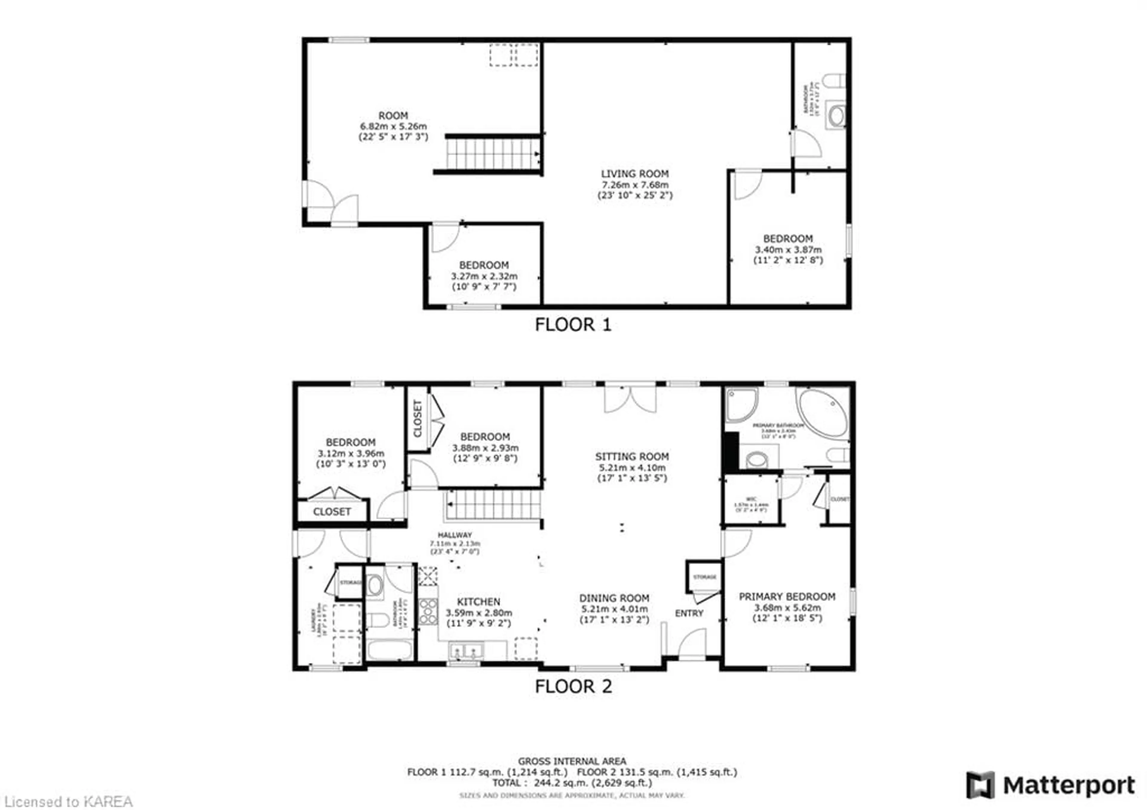 Floor plan for 806 Reeds Bay Road, Wolfe Island Ontario K0H 2Y0