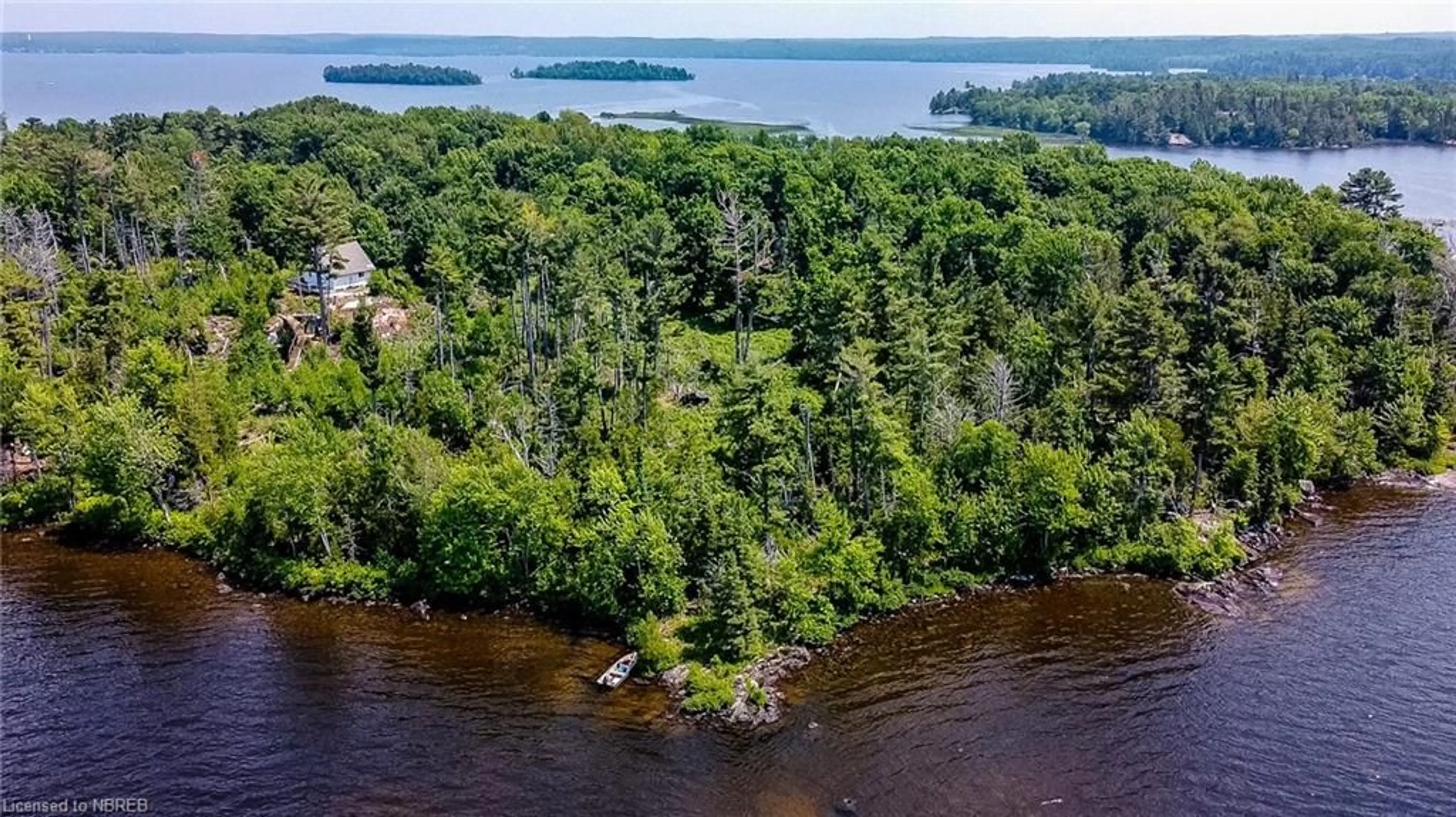 A pic from exterior of the house or condo, the view of lake or river for LOT 6 Grand Trunk Island, Callander Ontario P0H 1H0