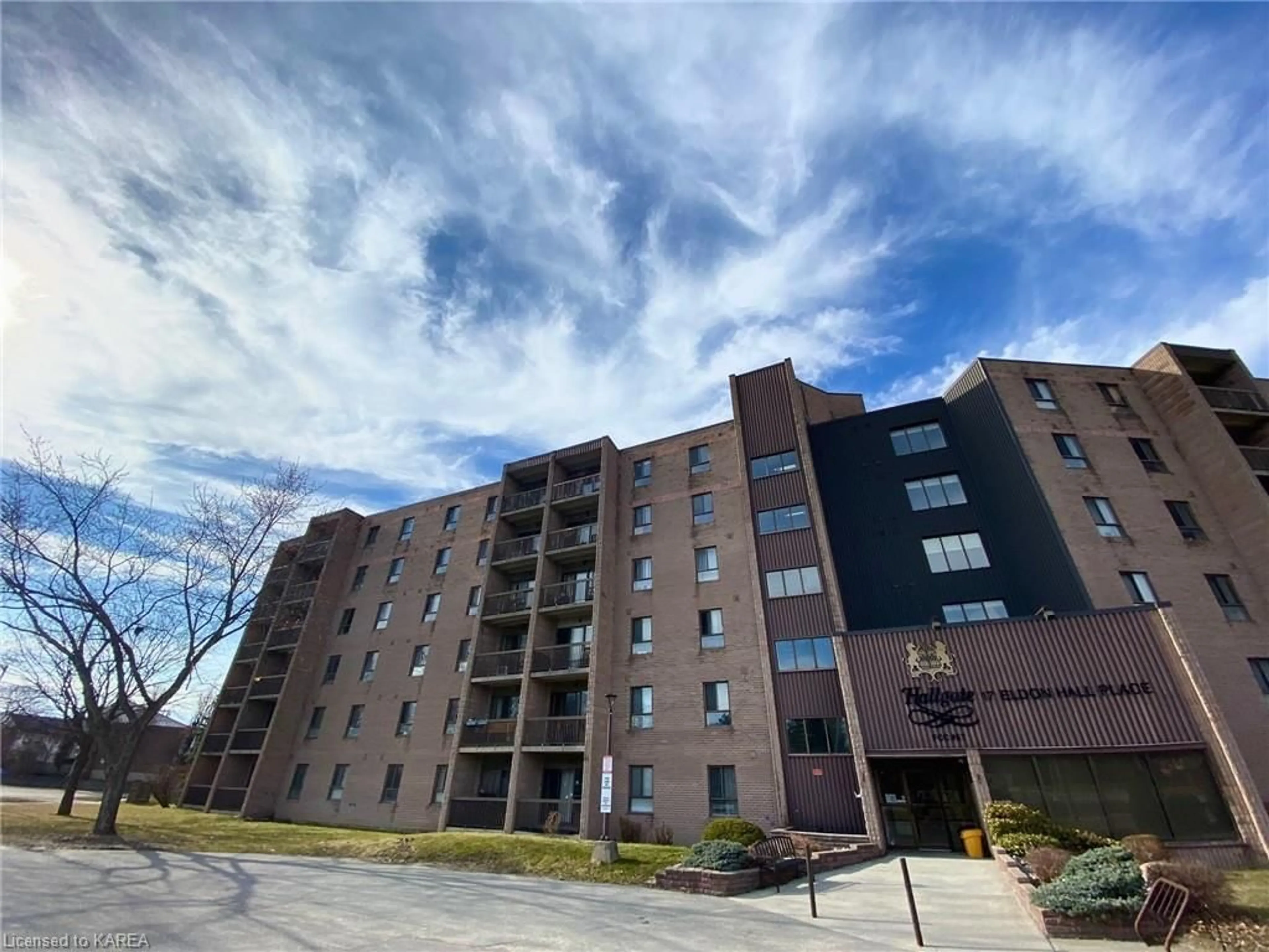 A pic from exterior of the house or condo for 17 Eldon Hall Pl #406, Kingston Ontario K7M 7H5