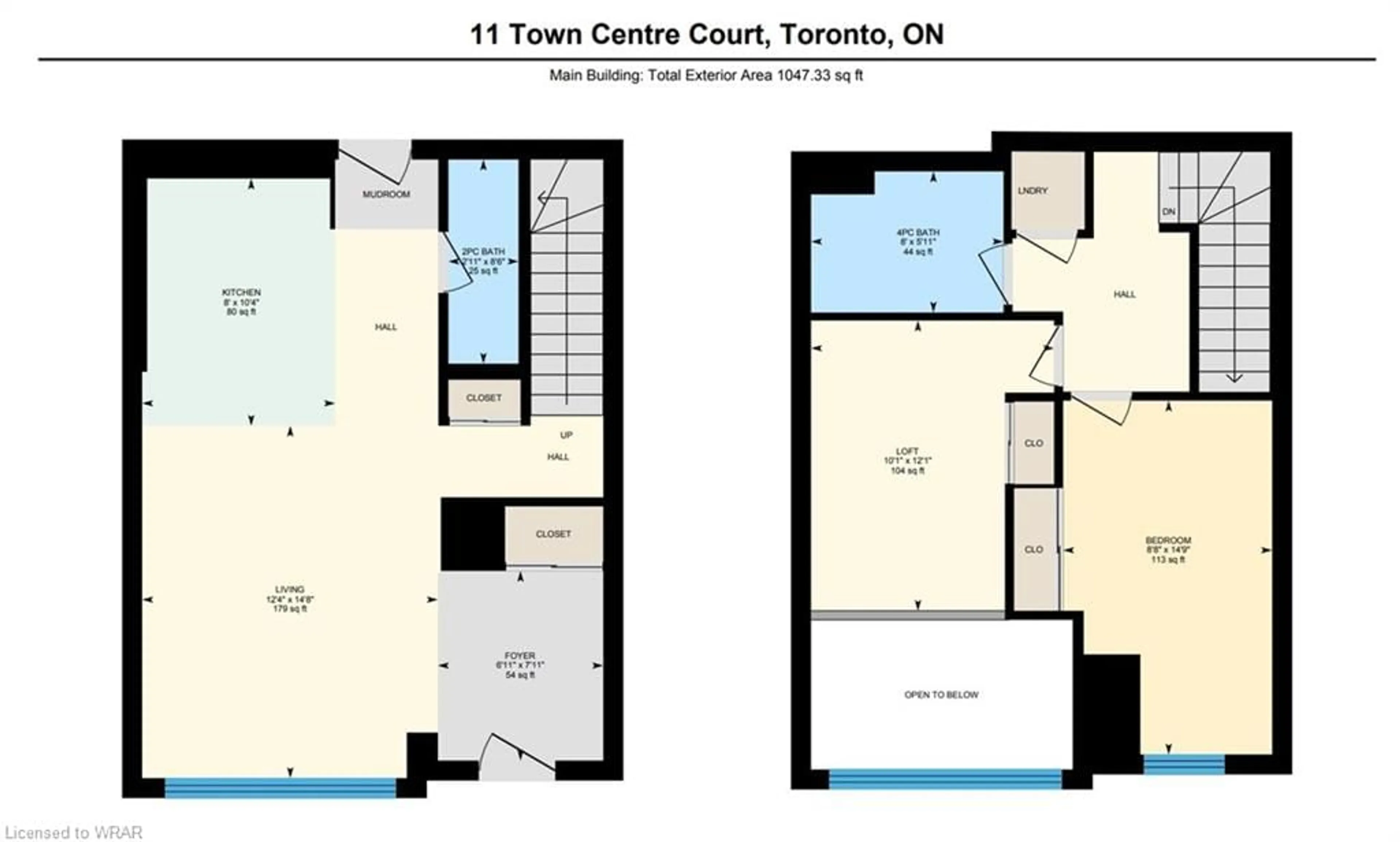 Floor plan for 11 Town Centre Crt, Scarborough Ontario M1P 0B3