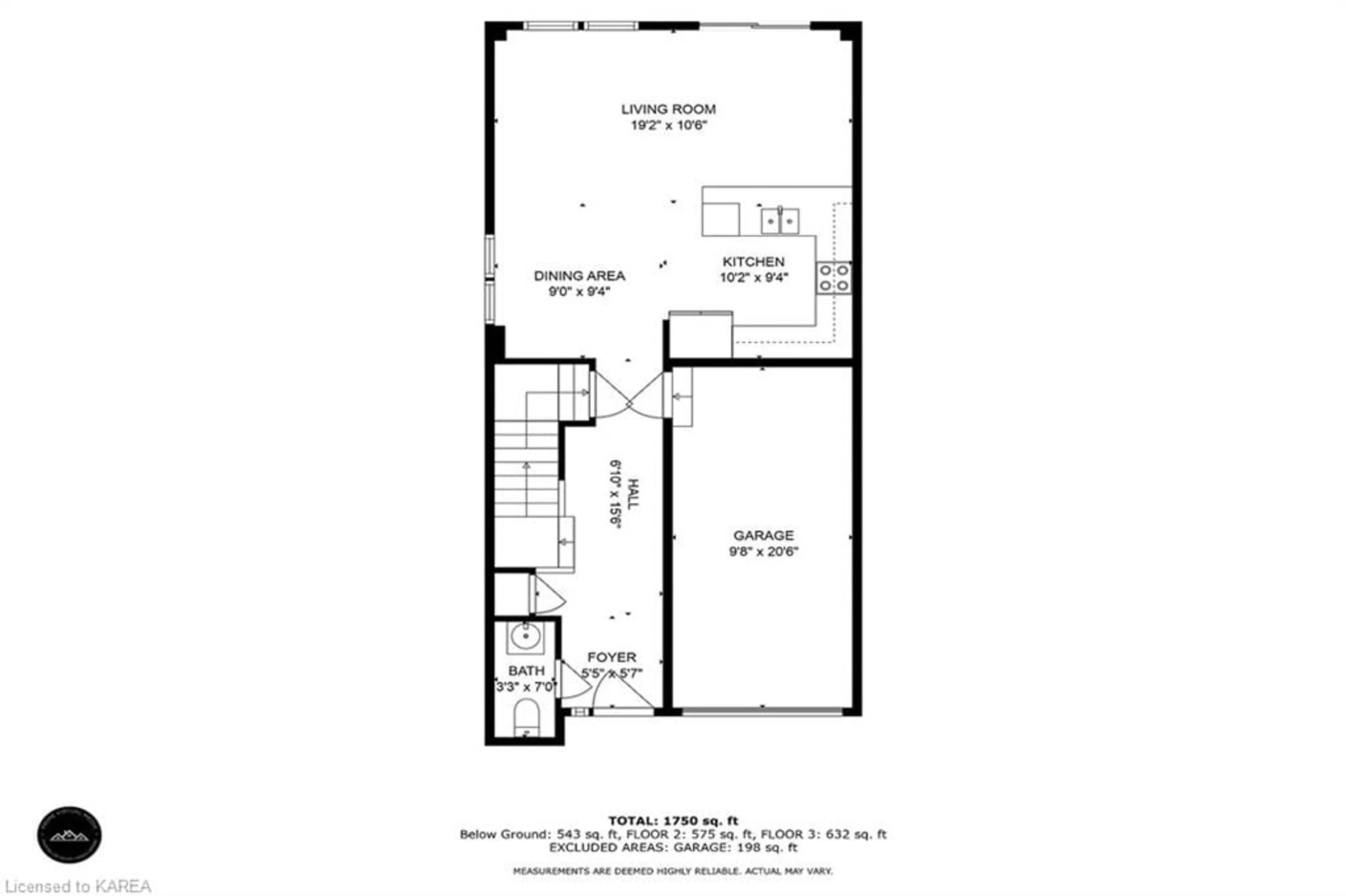 Floor plan for 1564 Crimson Cres, Kingston Ontario K7P 0H4