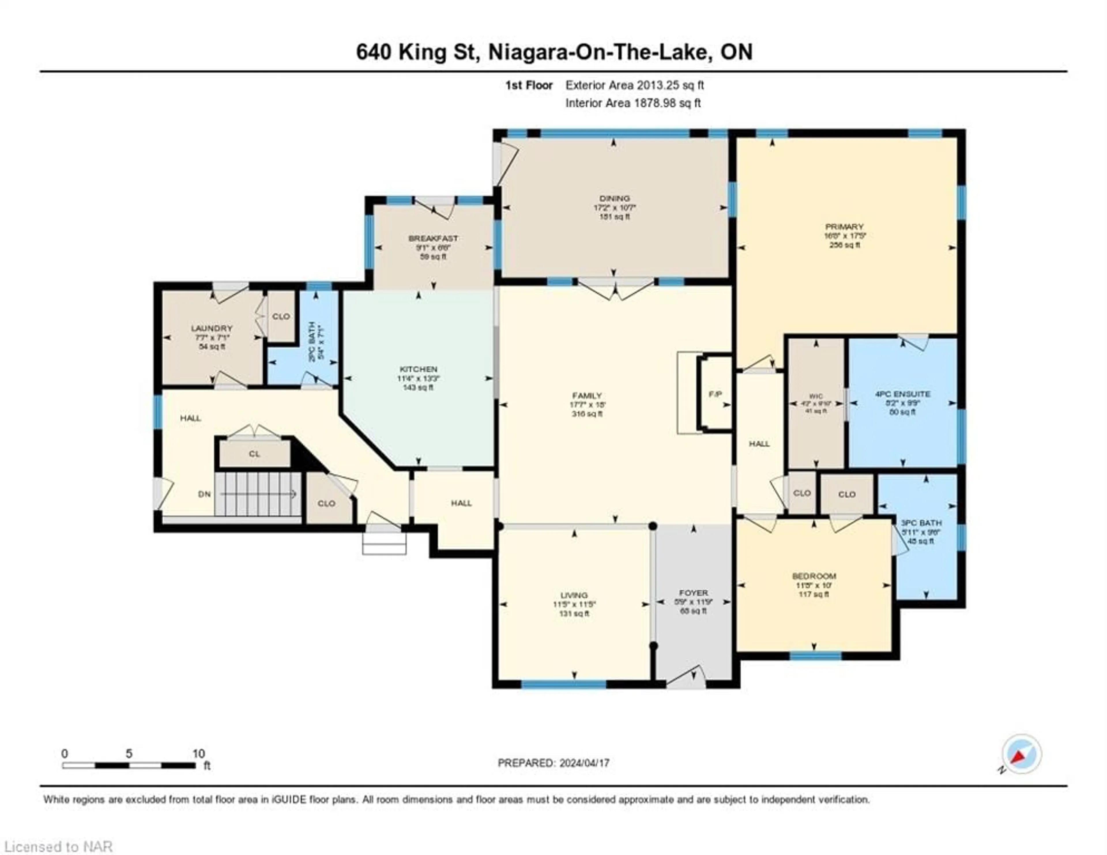 Floor plan for 640 King St, Niagara-on-the-Lake Ontario L0S 1J0