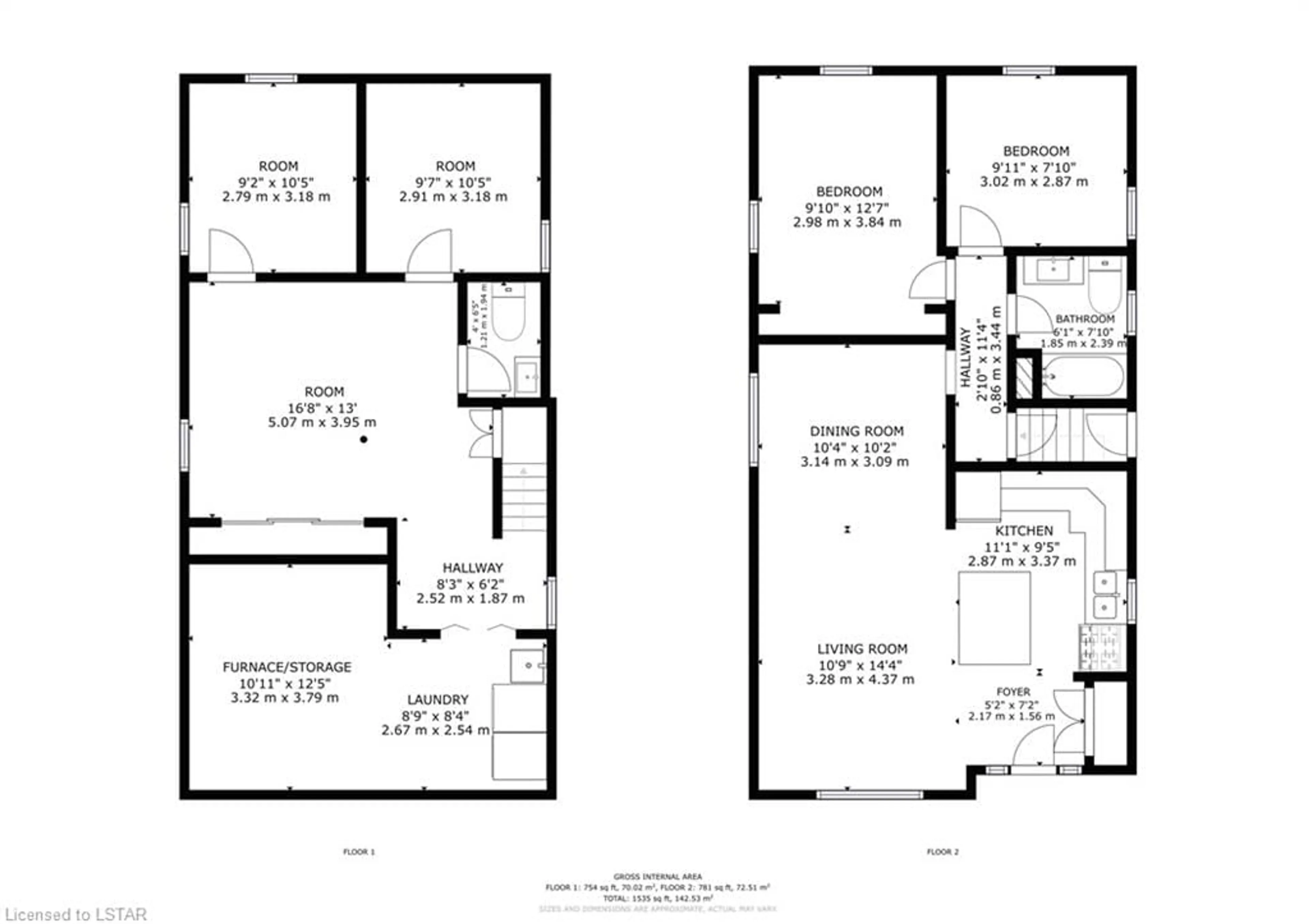 Floor plan for 33 Wilson Ave, Chatham Ontario N7L 1K8