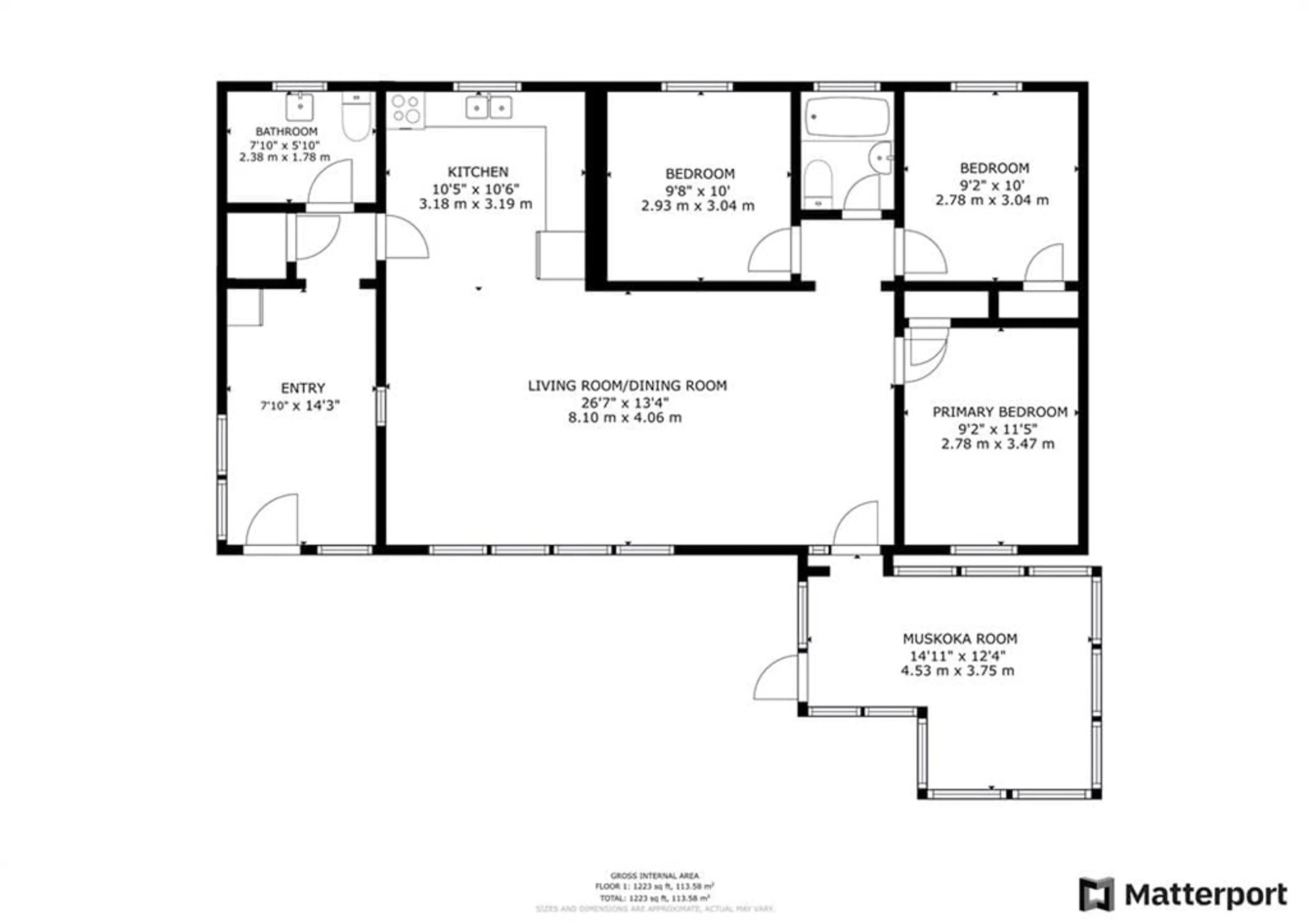 Floor plan for 1070 Cowbell Lane, Gravenhurst Ontario P0E 1N0
