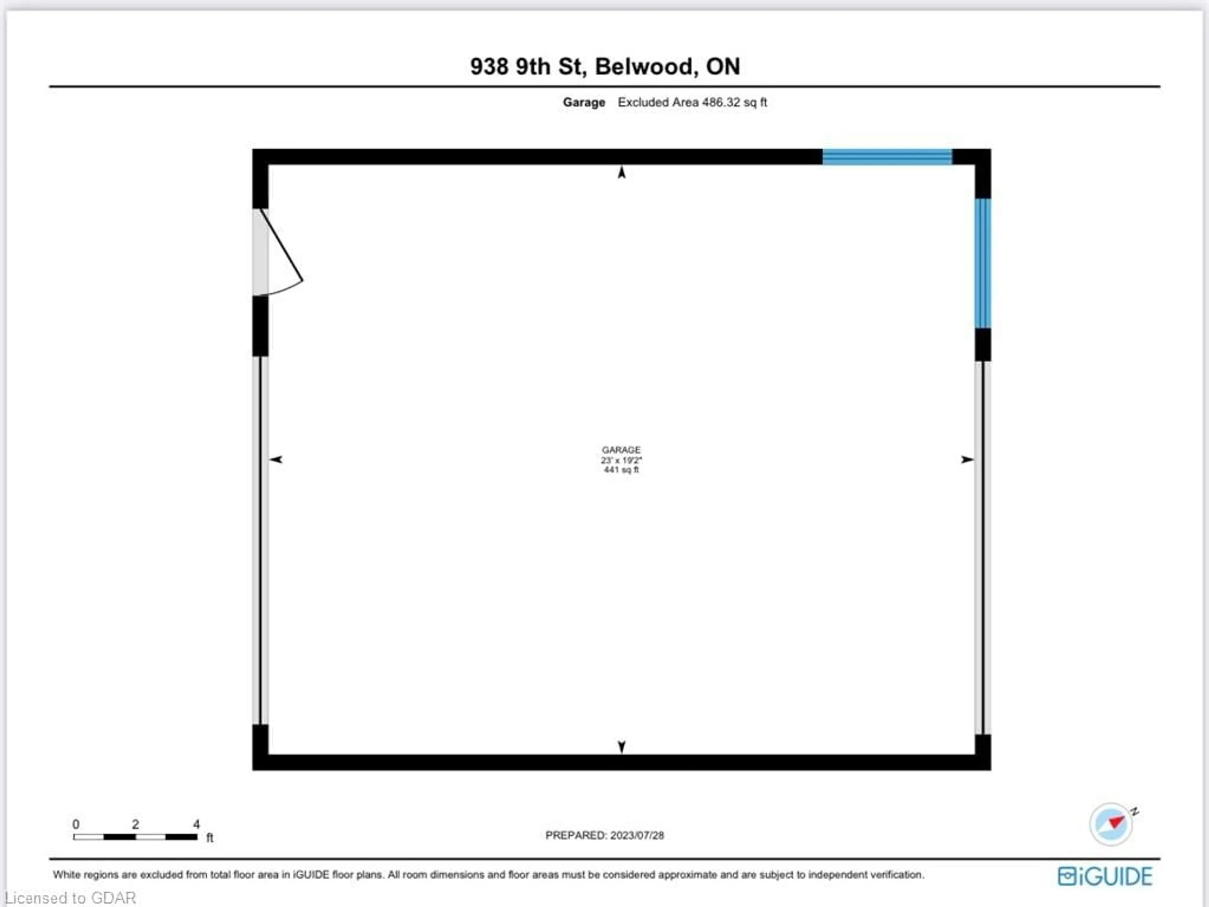 Floor plan for 938 Ninth St, Belwood Lake Ontario N0B 1J0