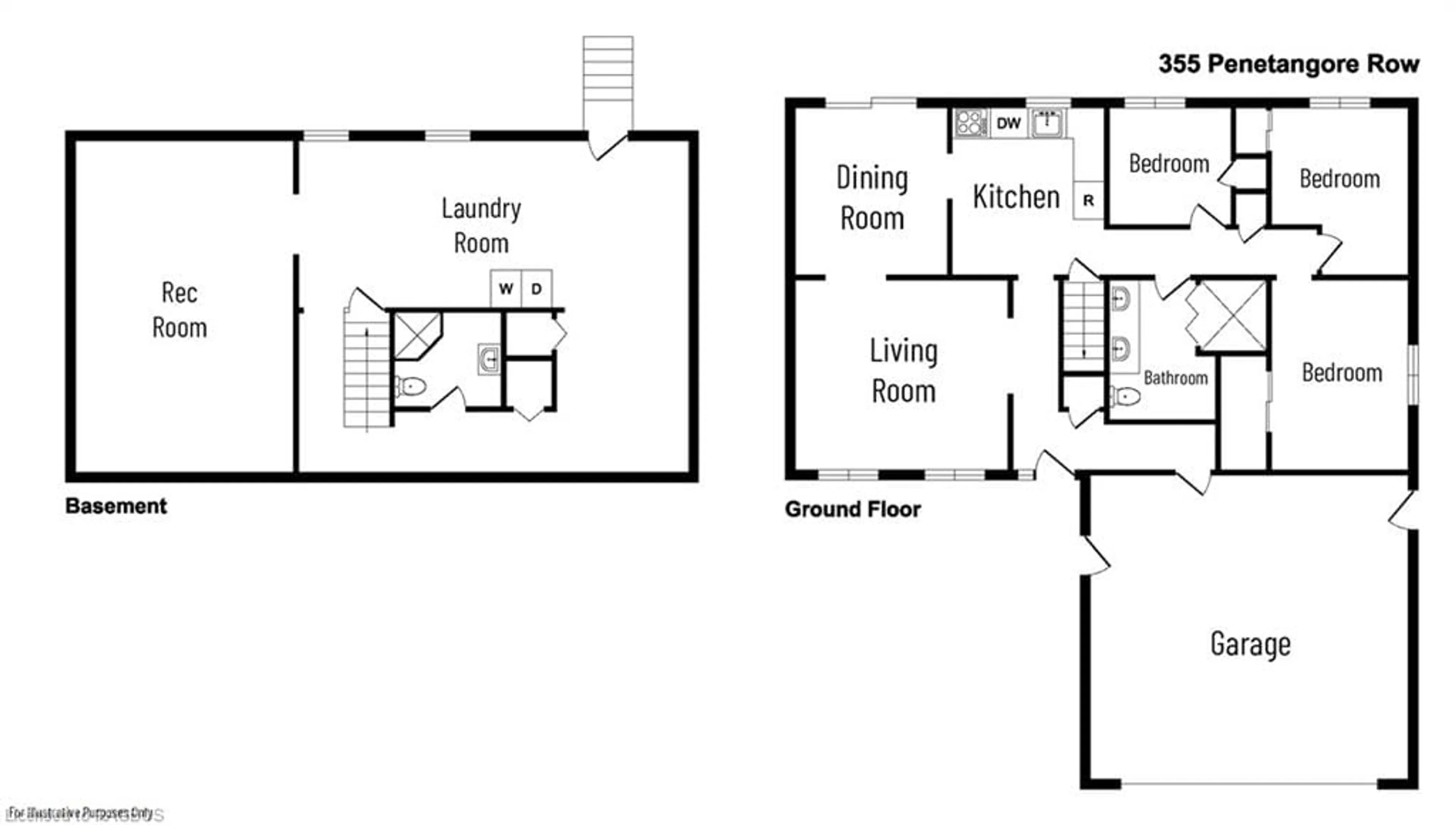 Floor plan for 355 Penetangore Row, Kincardine Ontario N2Z 2K1