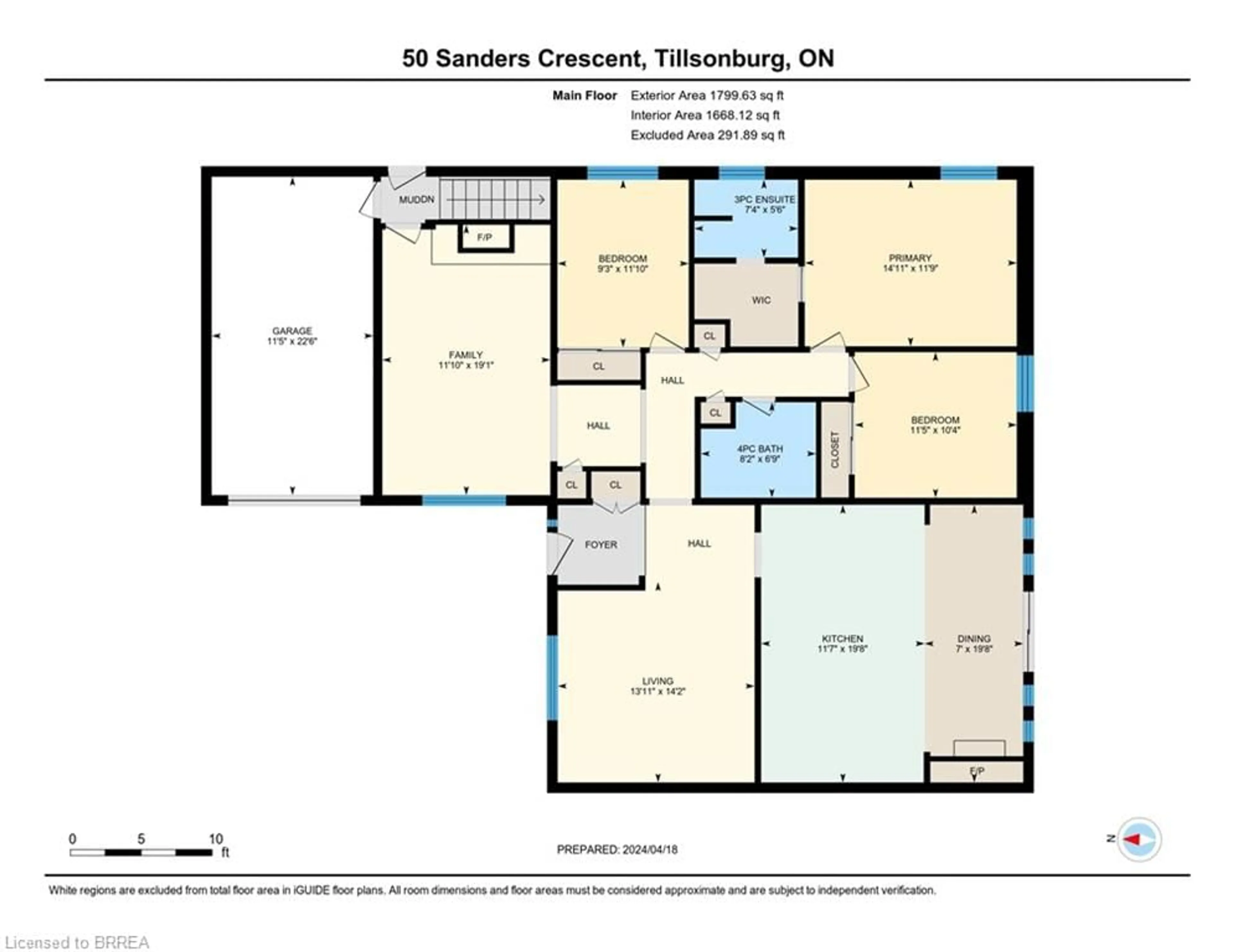 Floor plan for 50 Sanders Cres, Tillsonburg Ontario N4G 4C8