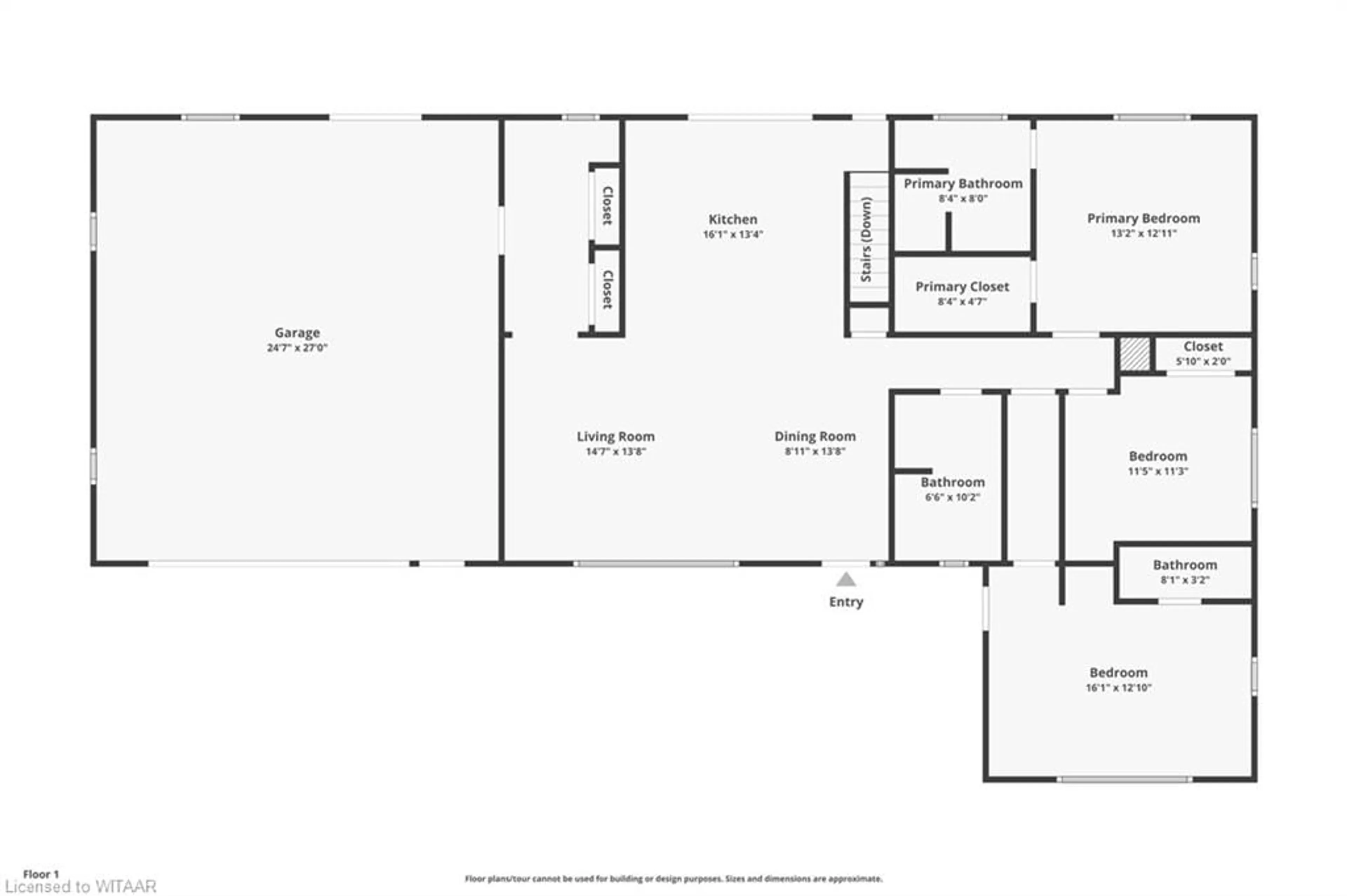 Floor plan for 441 Main St, Springford Ontario N0J 1X0