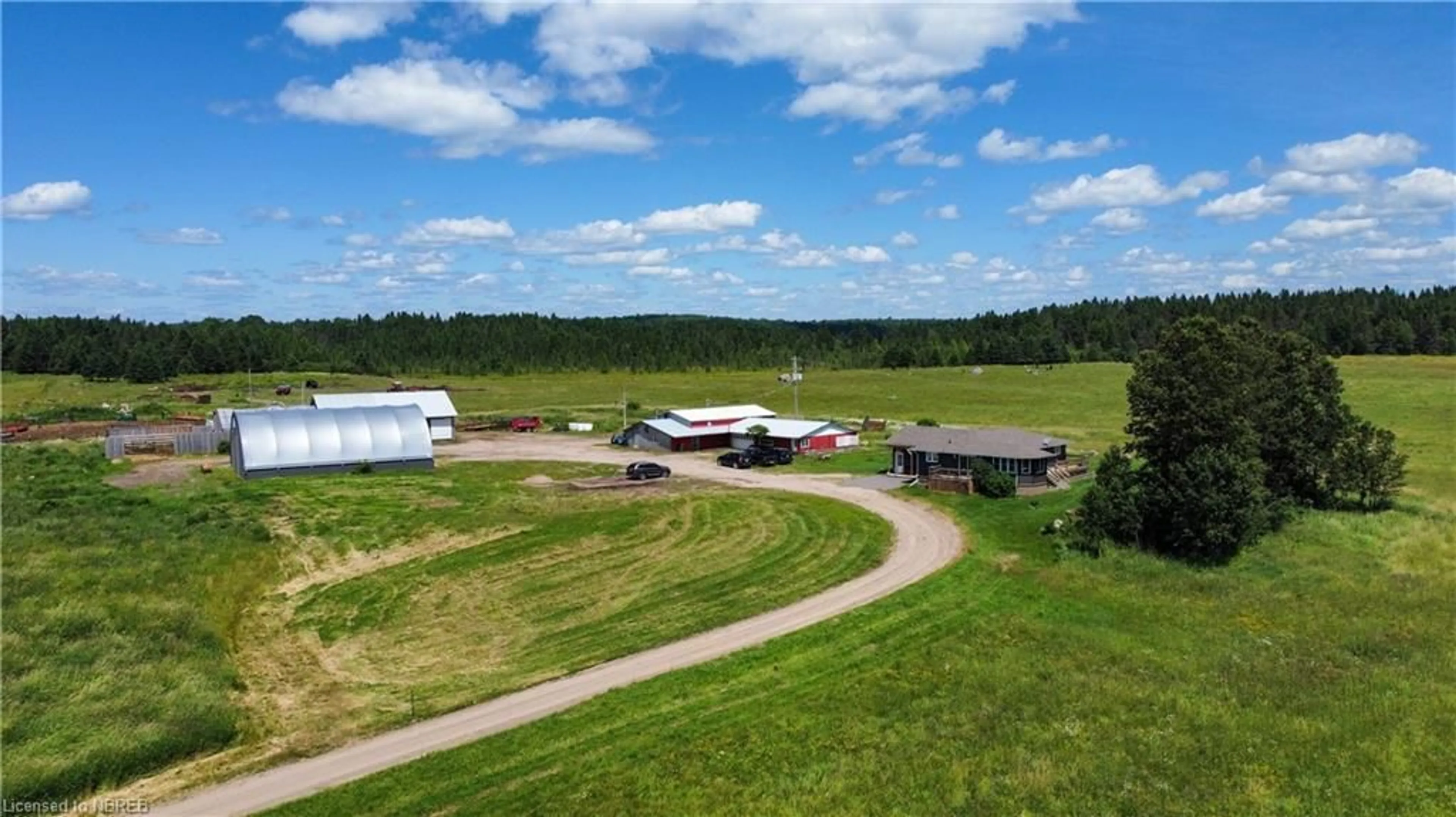 Fenced yard for 212 River Rd, Chisholm Ontario P0H 1Z0