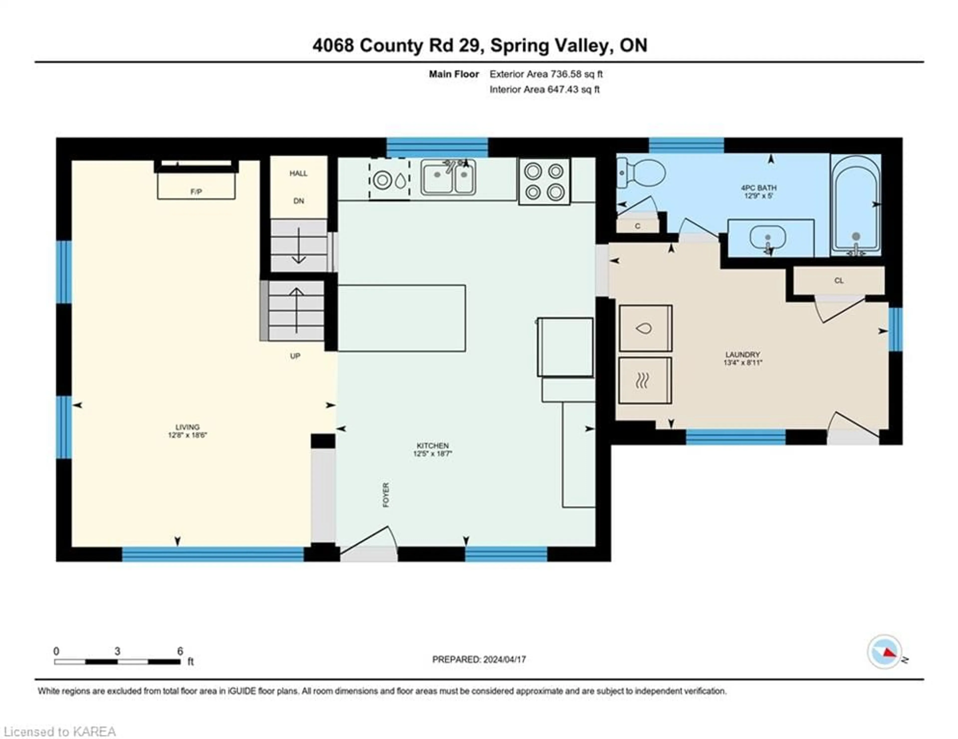 Floor plan for 4068 County Road 29, Elizabethtown Ontario K6V 5T4