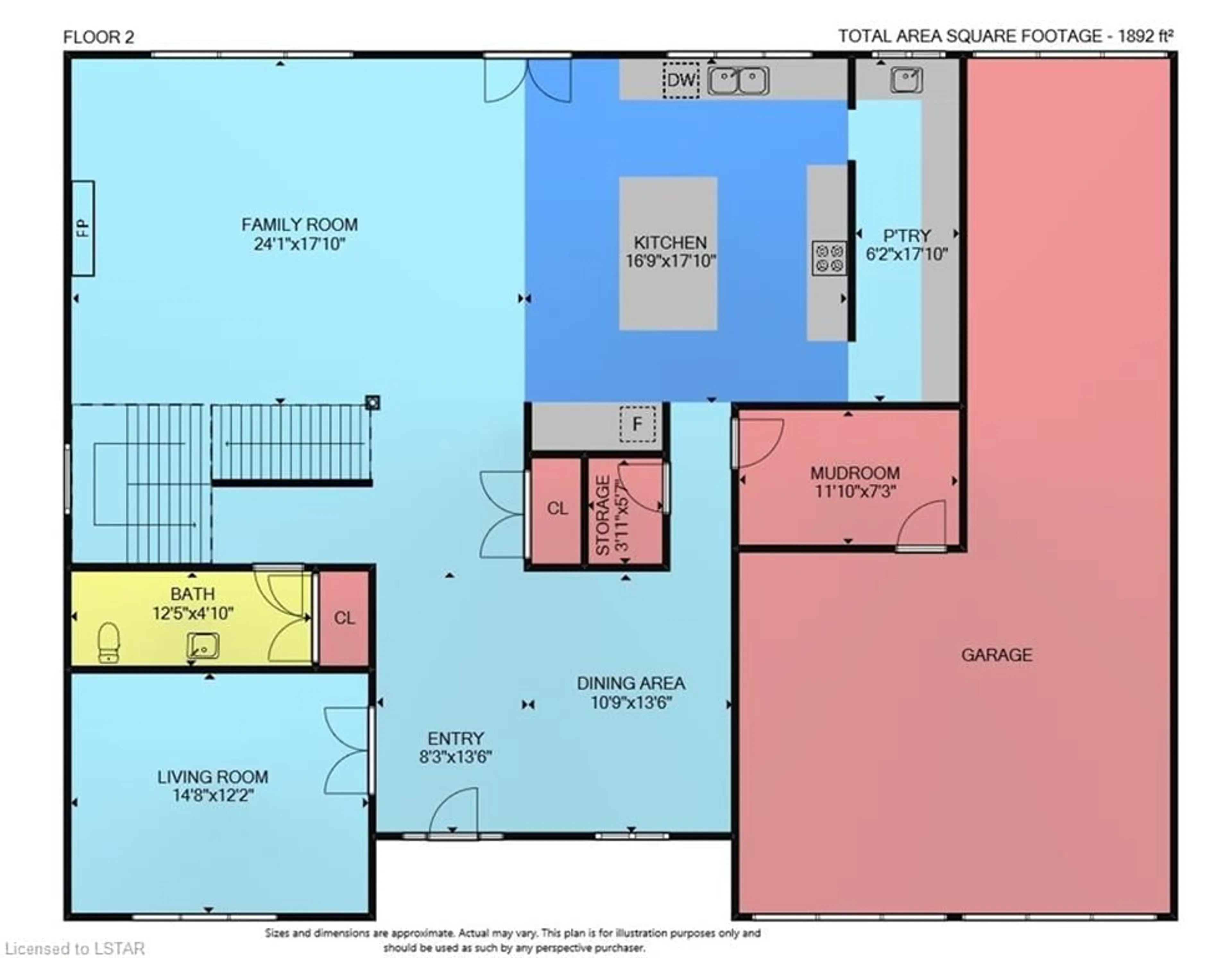 Floor plan for 3472 Silverleaf Chase, London Ontario N6P 0G8