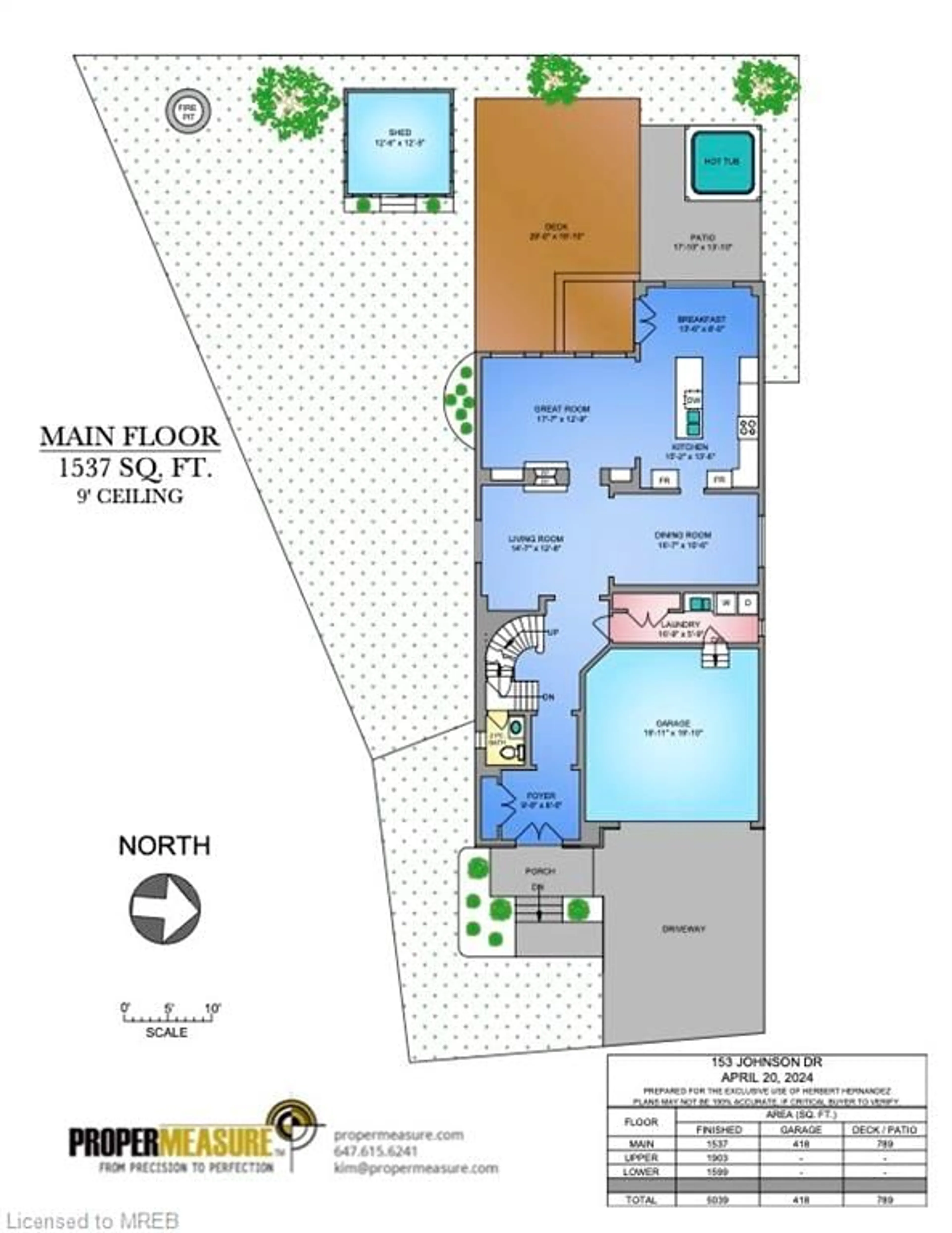 Floor plan for 153 Johnson Dr, Shelburne Ontario L9V 3V8
