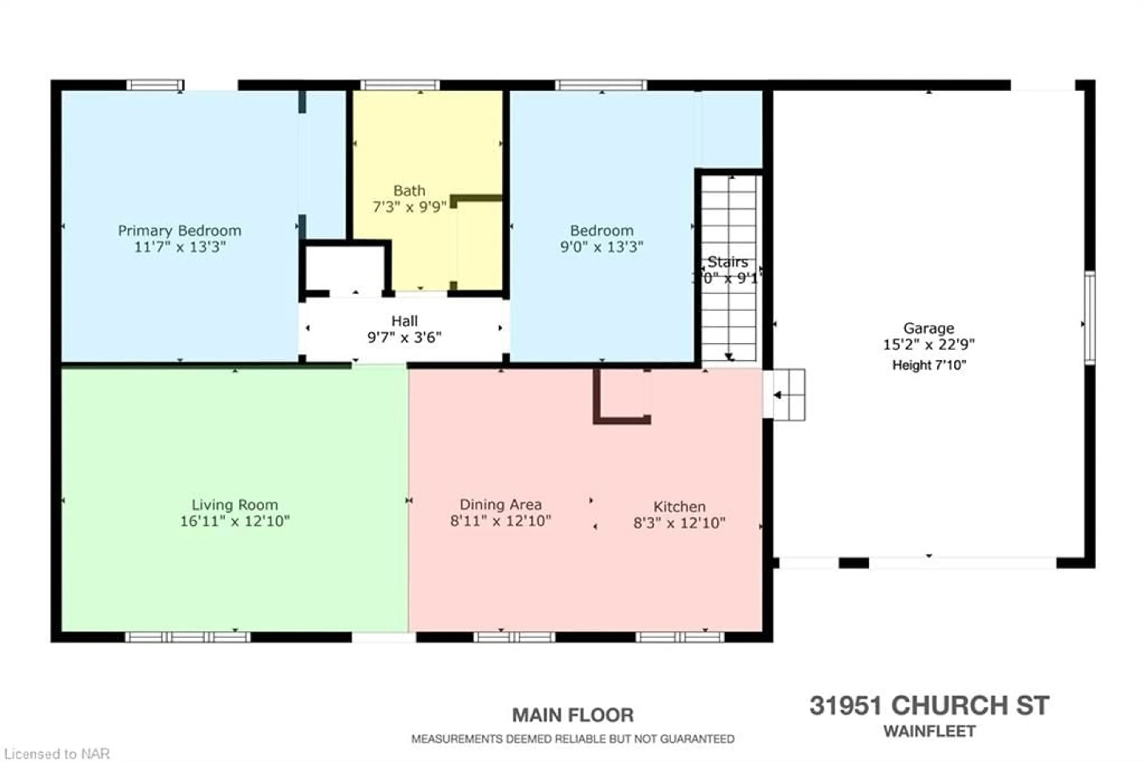 Floor plan for 31951 Church St, Wainfleet Ontario L0S 1V0