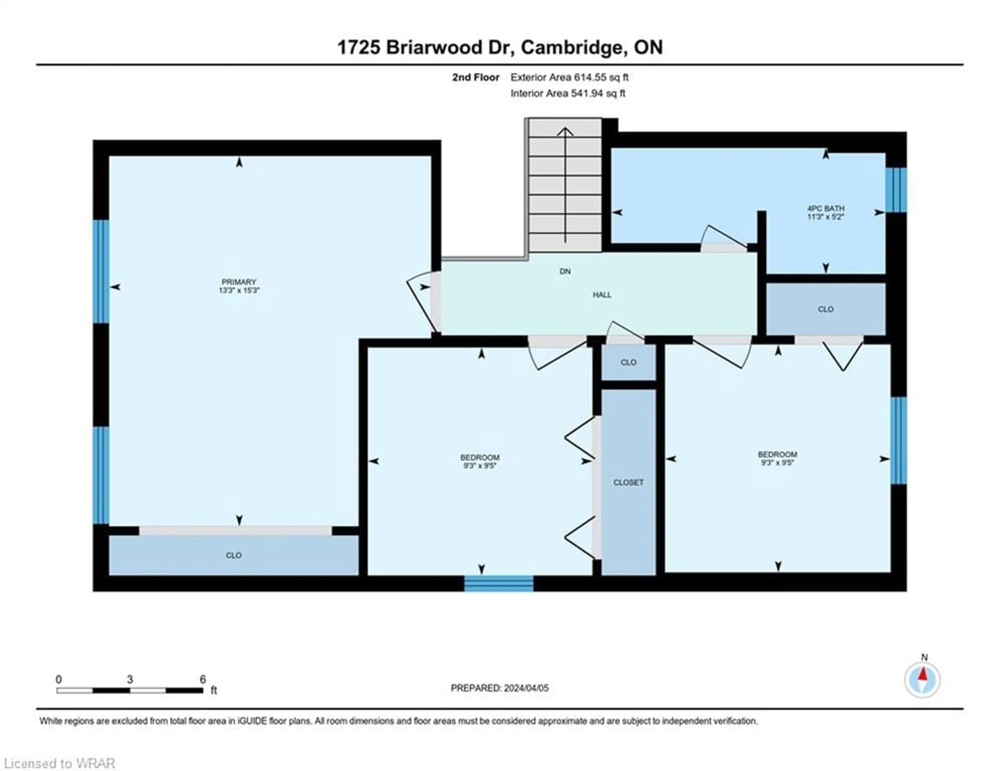 Floor plan for 1725 Briarwood Dr, Cambridge Ontario N3H 5A6