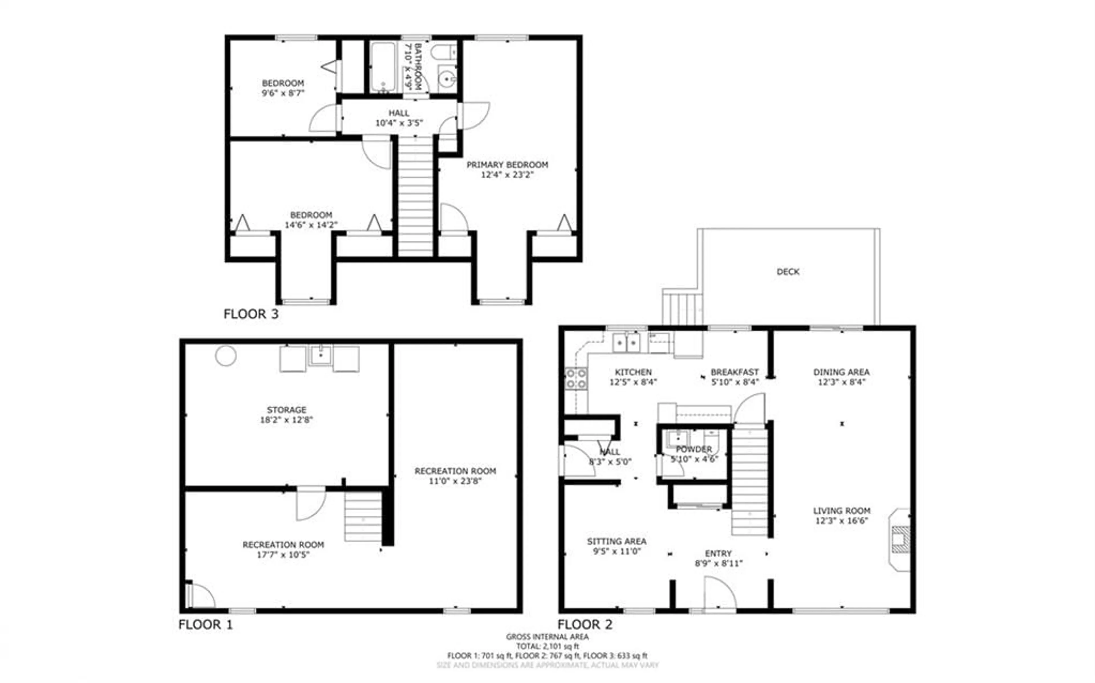 Floor plan for 30 Louisa St, Parry Sound Ontario P2A 2V5